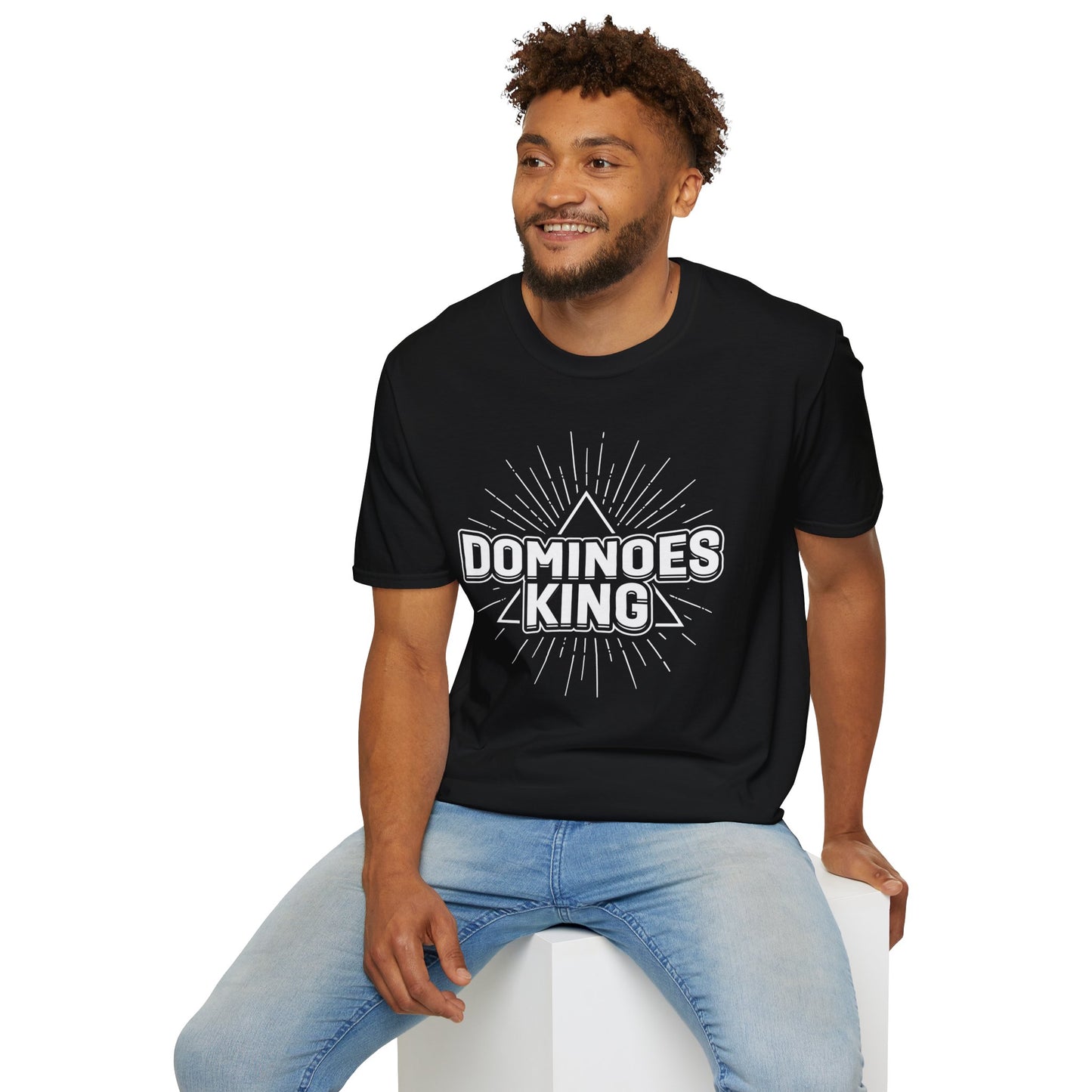 Dominoes King Softstyle Tee – Game Night Champion Style, All‑Day Comfort, Perfect Gift for Domino Lovers & Board Game Fans
