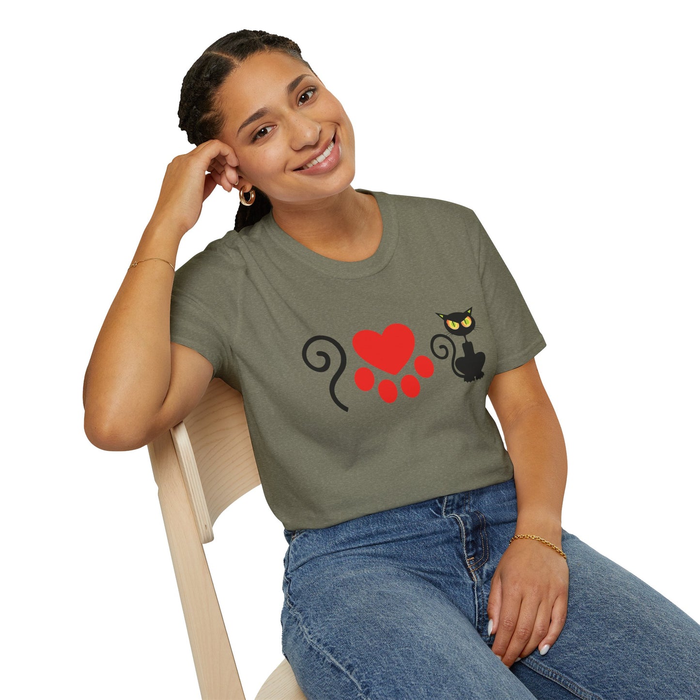 Cute Cat Lover Tee | Cozy Softstyle Shirt for Pet Adoption Fans & Animal Advocates