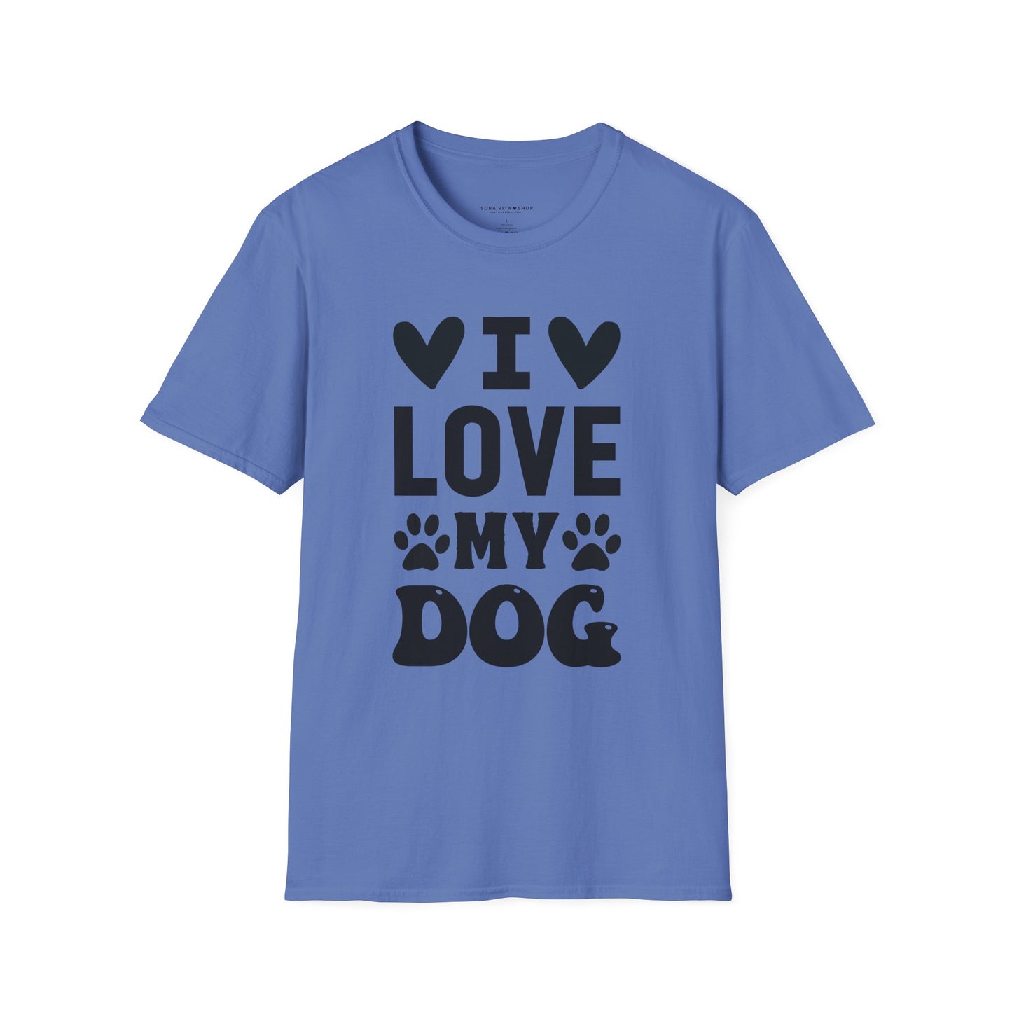 I Love My Dog Softstyle Tee | Unisex Comfort for Pet Parents, Dog Moms & Everyday Animal Lovers