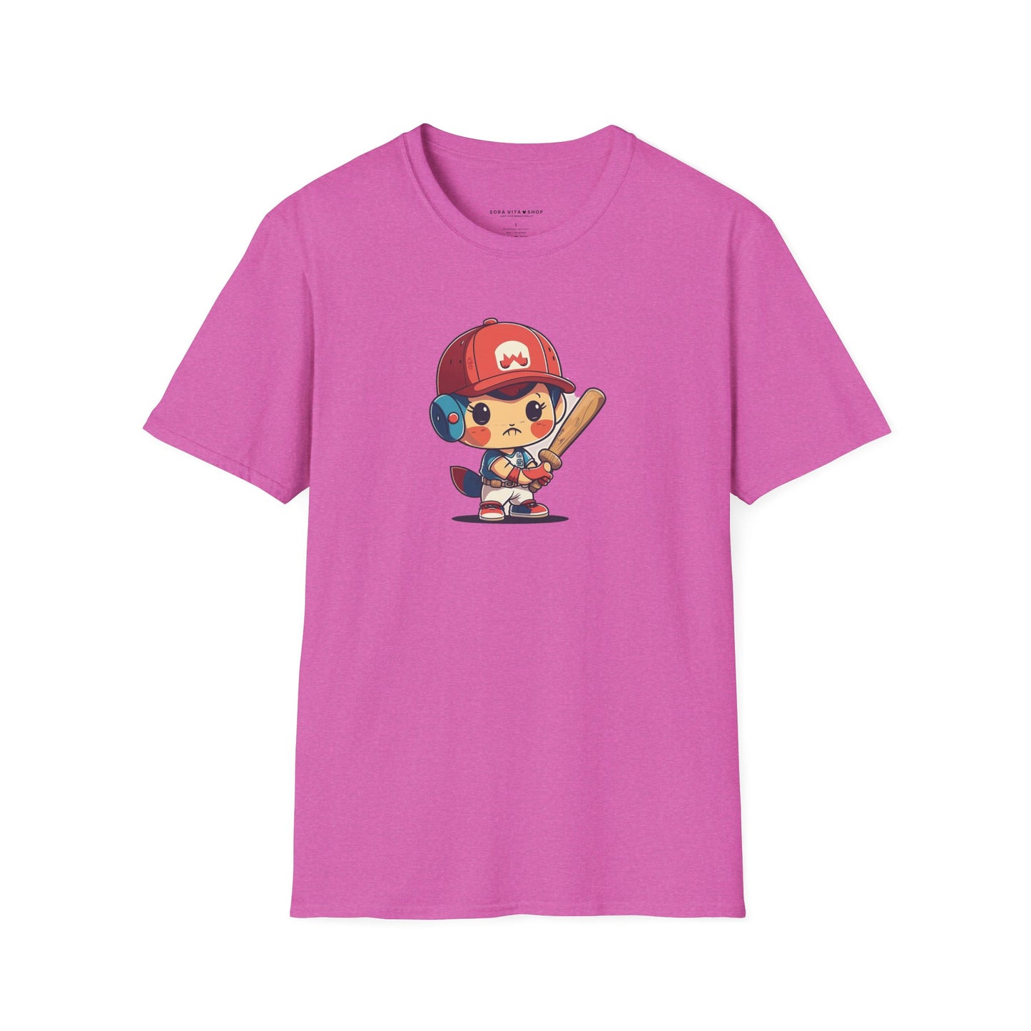 Cute Baseball Kid Softstyle Tee ⚾ | Playful Unisex Comfort for Sports Lovers, Summer Fun & Everyday Joy