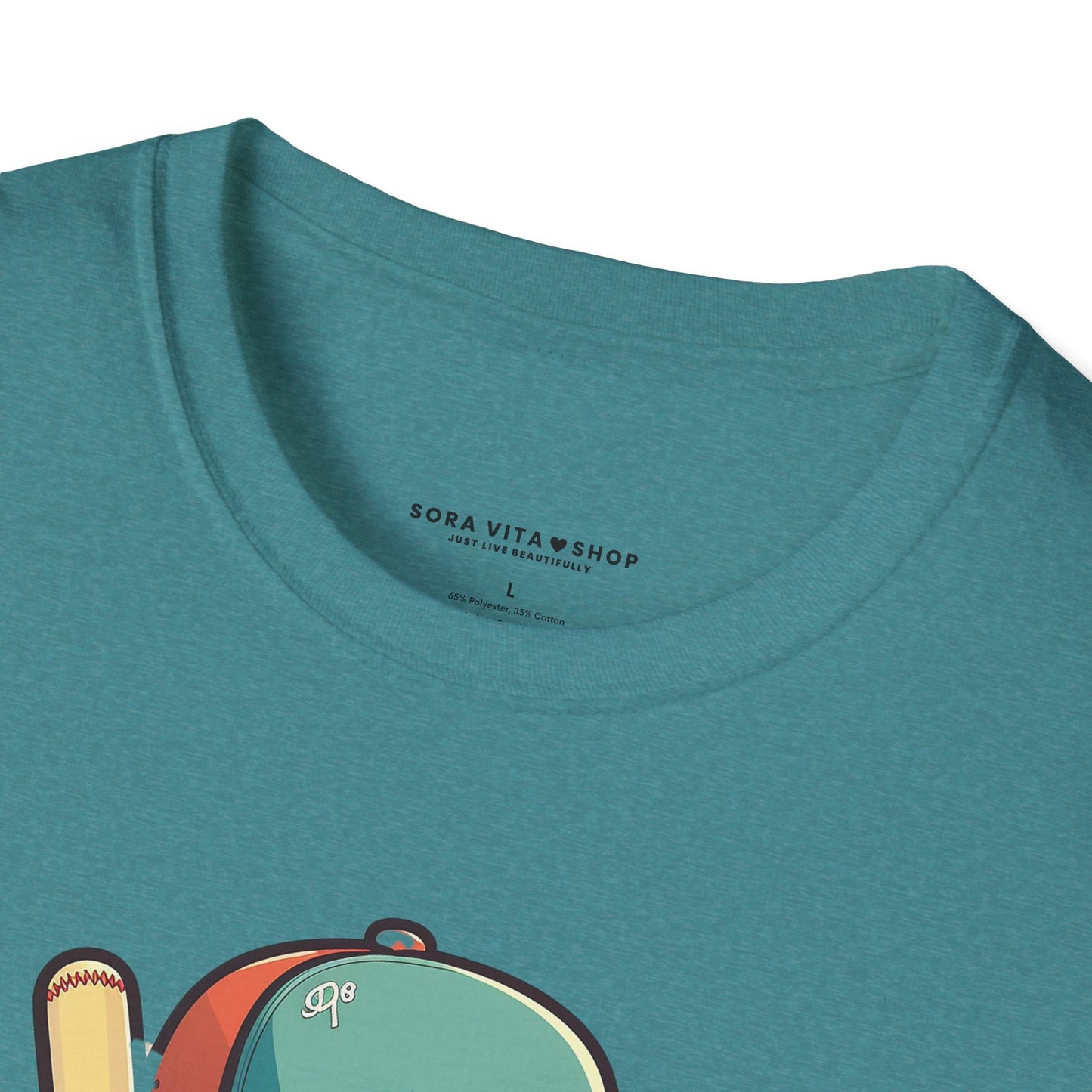 Playful Baseball Chick Softstyle Tee 🐥⚾ | Cute Unisex Comfort for Sports Lovers, Spring Fun & Everyday Style