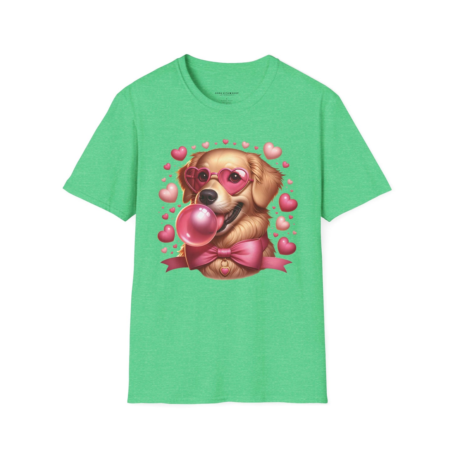 Golden Retriever Love Tee | Softstyle Comfort for Dog Lovers, Valentineās Day & Everyday Joy