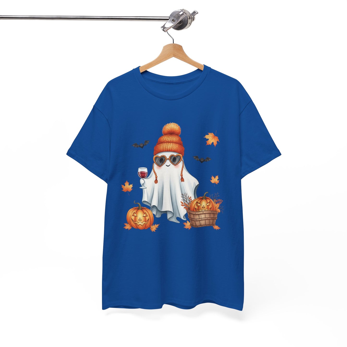 Spooky‑Cute Ghost Halloween Tee | Unisex Heavy Cotton Comfort for Fall Fun & Festive Vibes