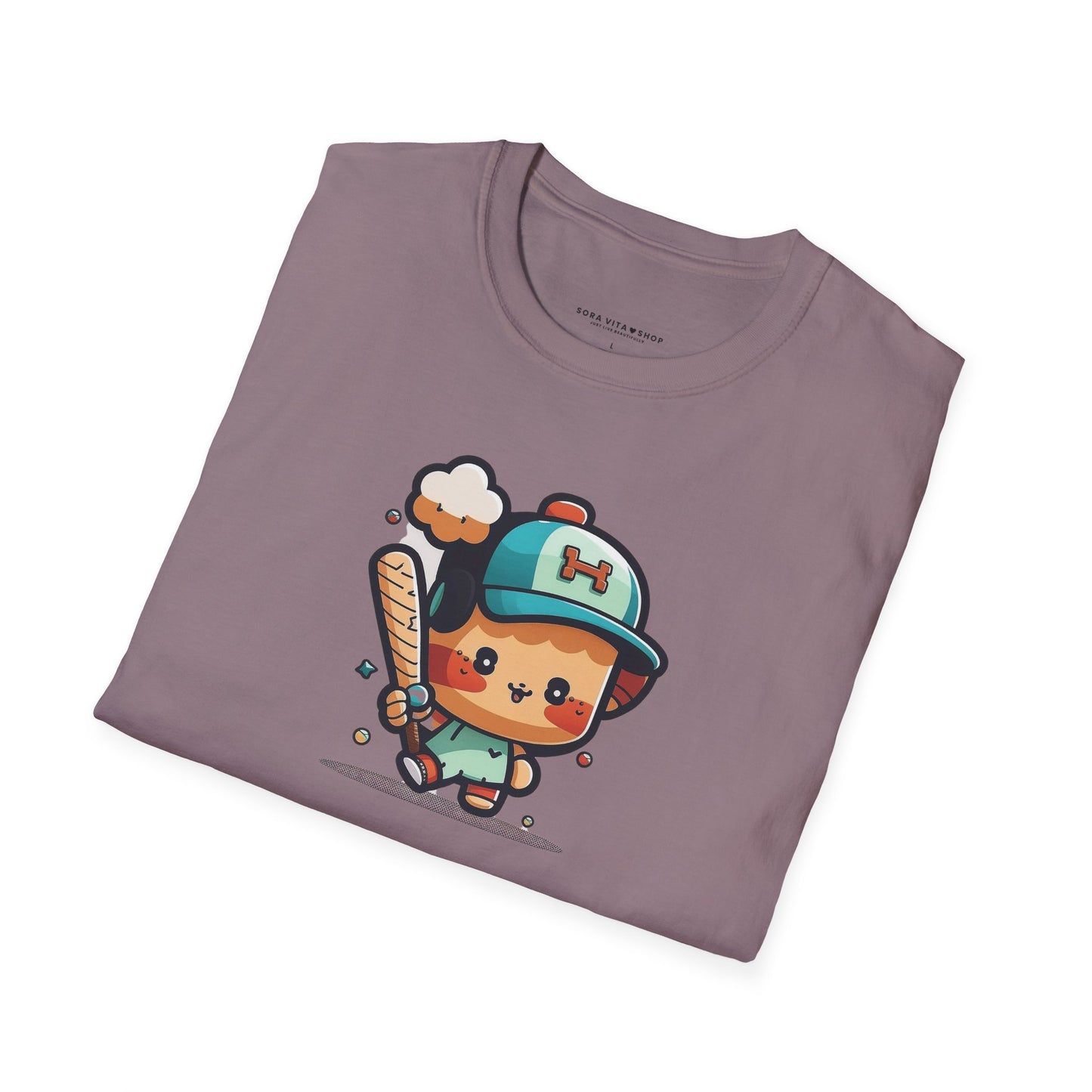Cute Kid’s Baseball Softstyle Tee | Fun Unisex Comfort for Summer Play, Sports Fans & Everyday Joy
