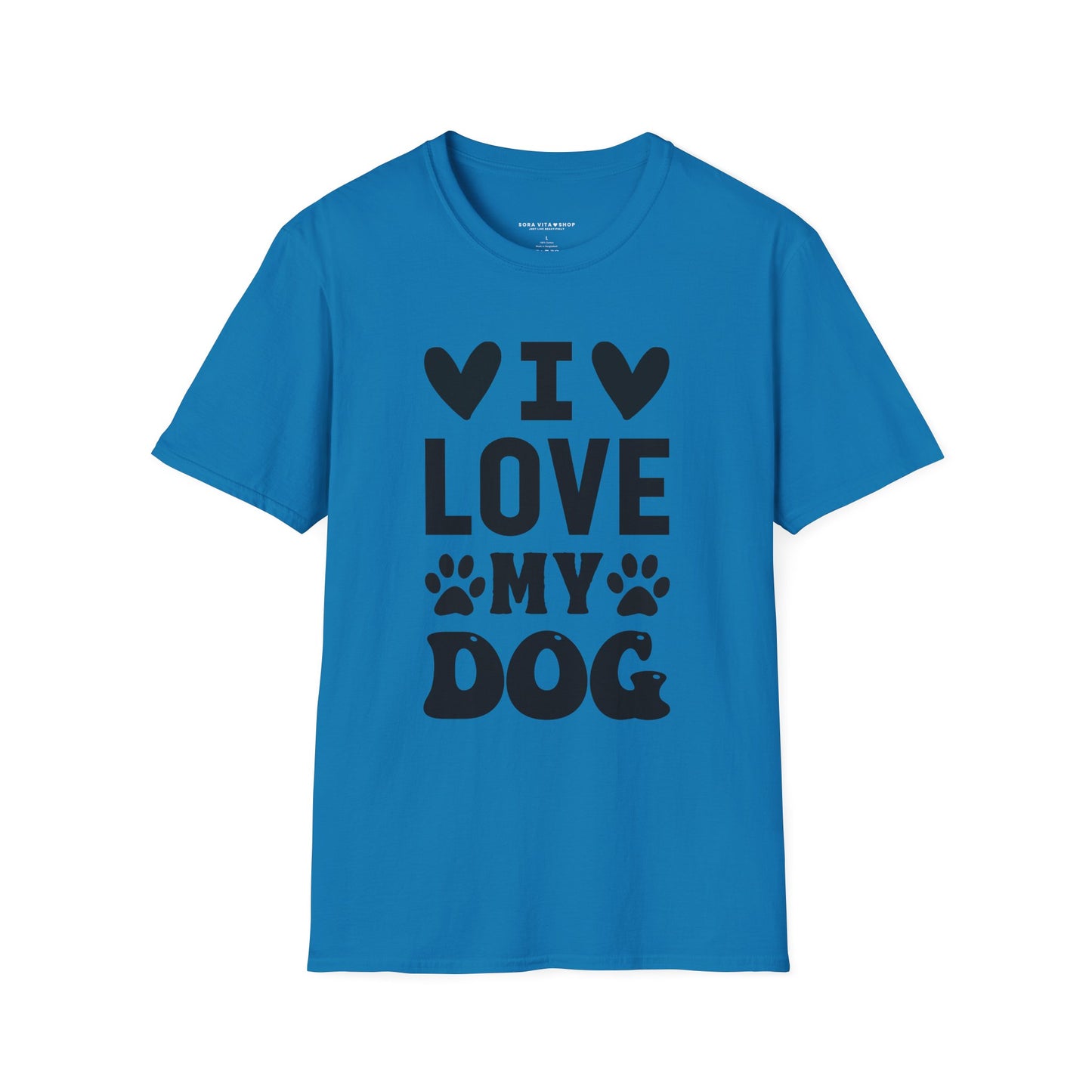 I Love My Dog Softstyle Tee | Unisex Comfort for Pet Parents, Dog Moms & Everyday Animal Lovers