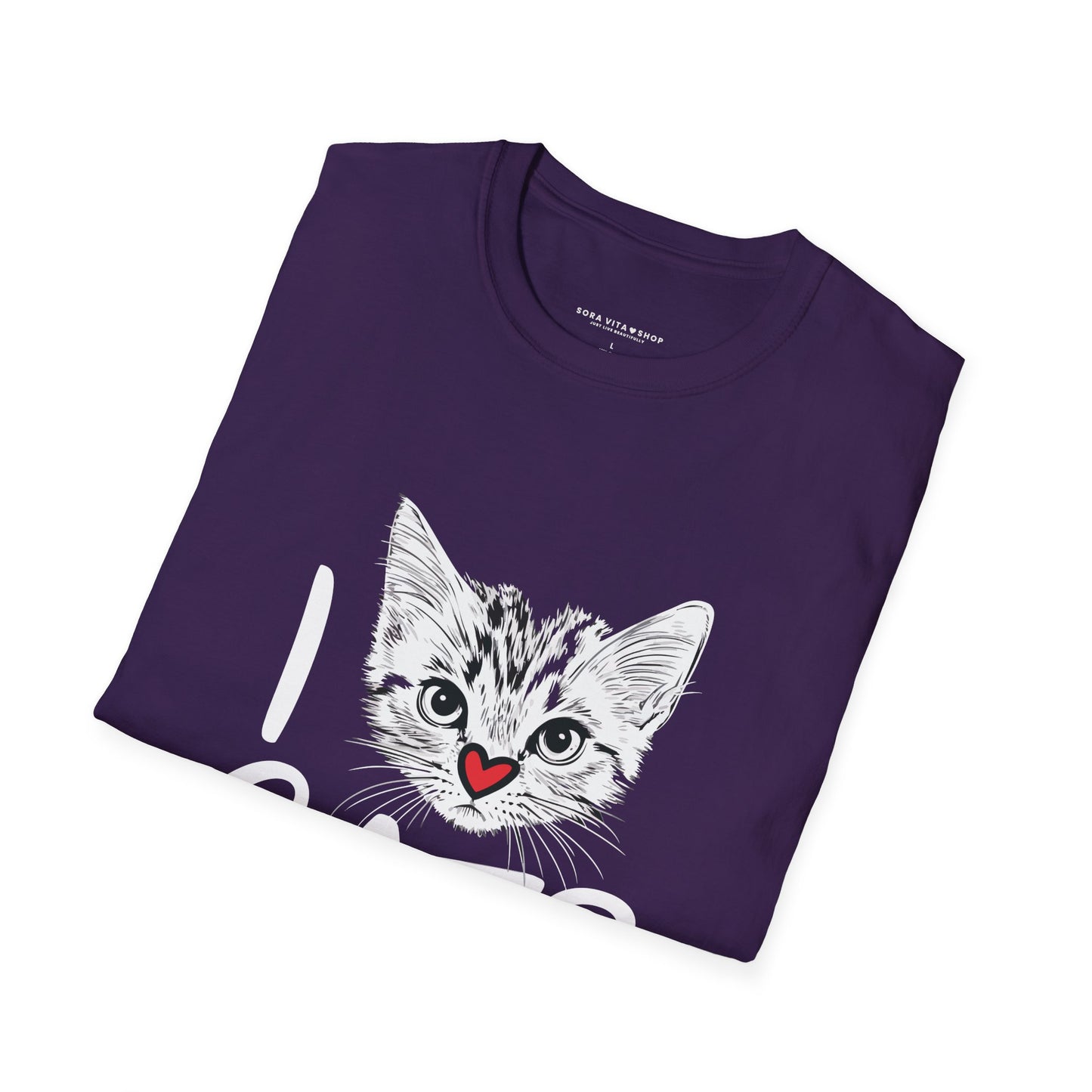 I CATS Funny Tee | Softstyle Comfort for Cat Lovers, Pet Owners & Everyday Durability