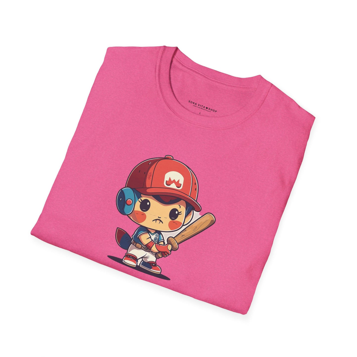 Cute Baseball Kid Softstyle Tee ⚾ | Playful Unisex Comfort for Sports Lovers, Summer Fun & Everyday Joy