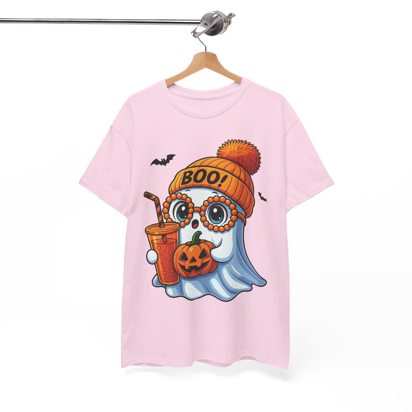 Boo‑tiful Ghost Halloween Tee 👻 | Spooky‑Cute Unisex Heavy Cotton Comfort for Fall Fun & Festive Vibes