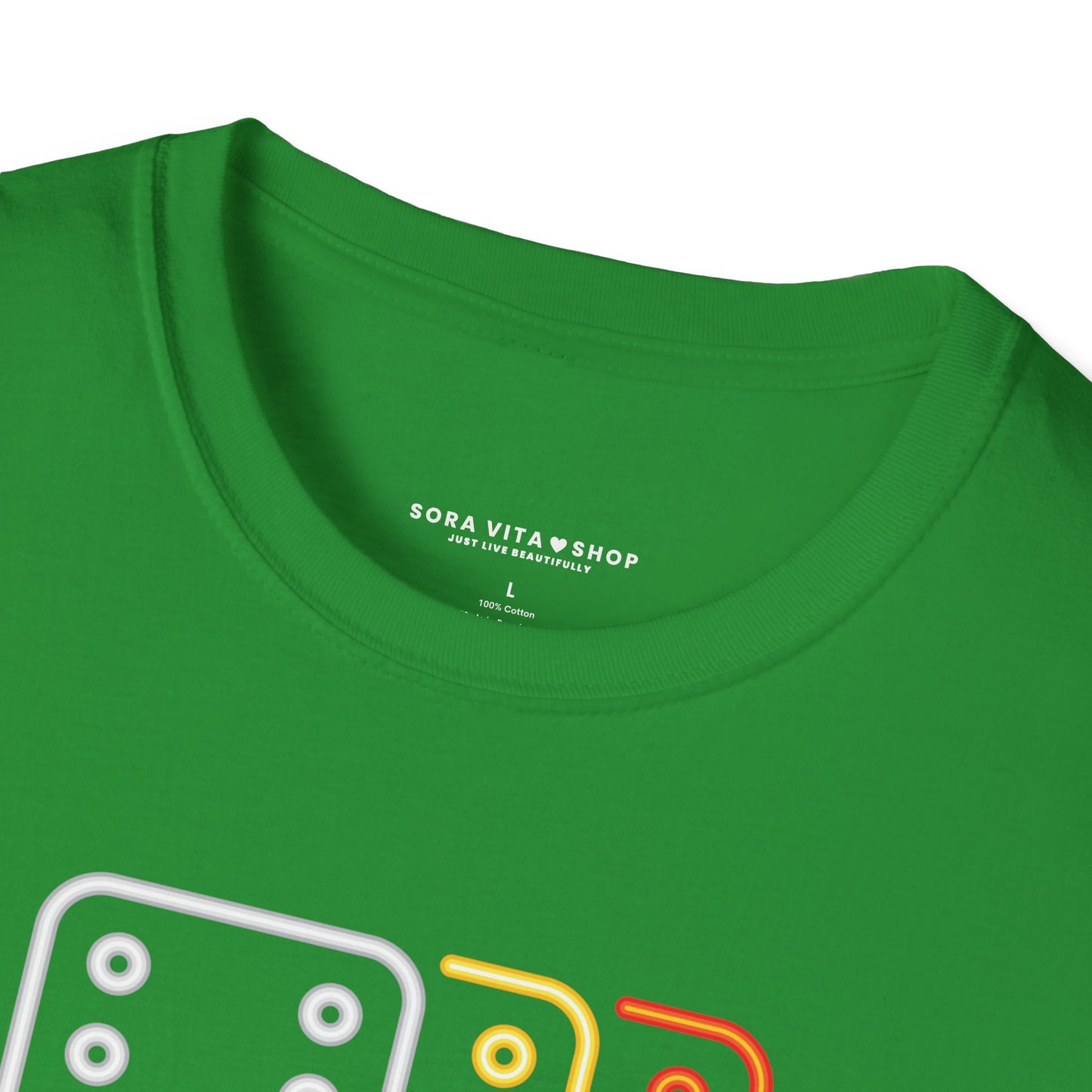 Domino Graphic T‑Shirt Unisex Softstyle Tee for Gamers, Arcade Style & Fun Casual Wear