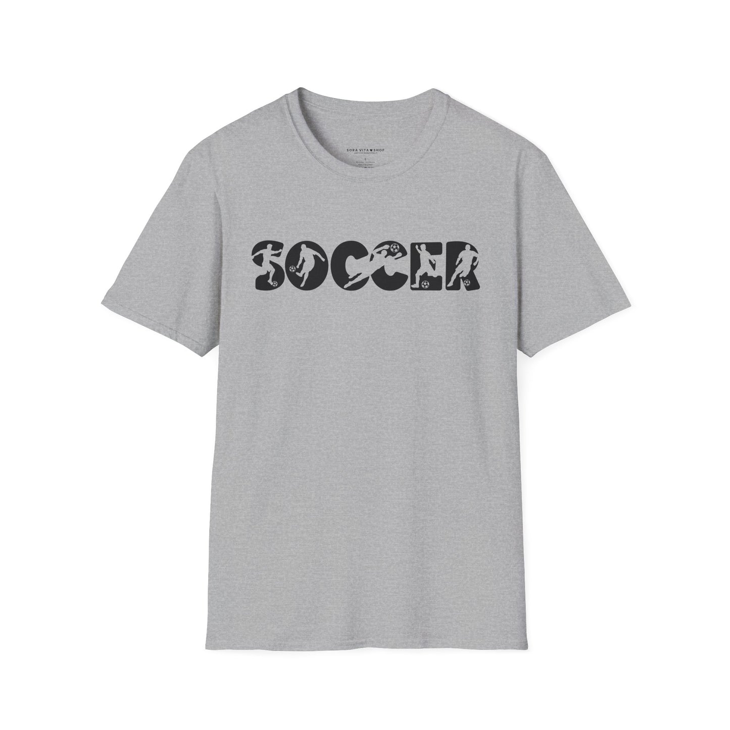 Goal‑Getter Comfort – Soccer Fan Unisex Softstyle Tee | All‑Day Wear, Game‑Day Energy, Perfect Gift for Players & Supporters
