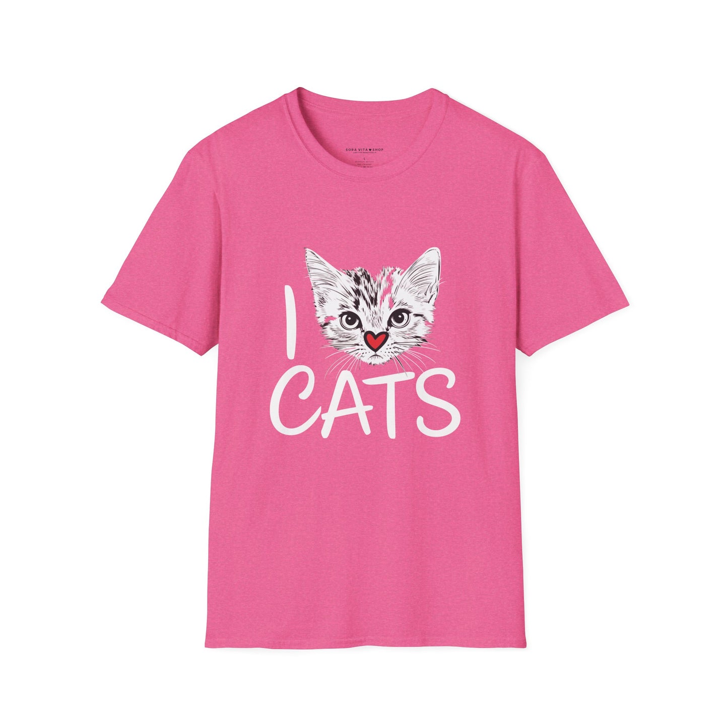 I CATS Funny Tee | Softstyle Comfort for Cat Lovers, Pet Owners & Everyday Durability