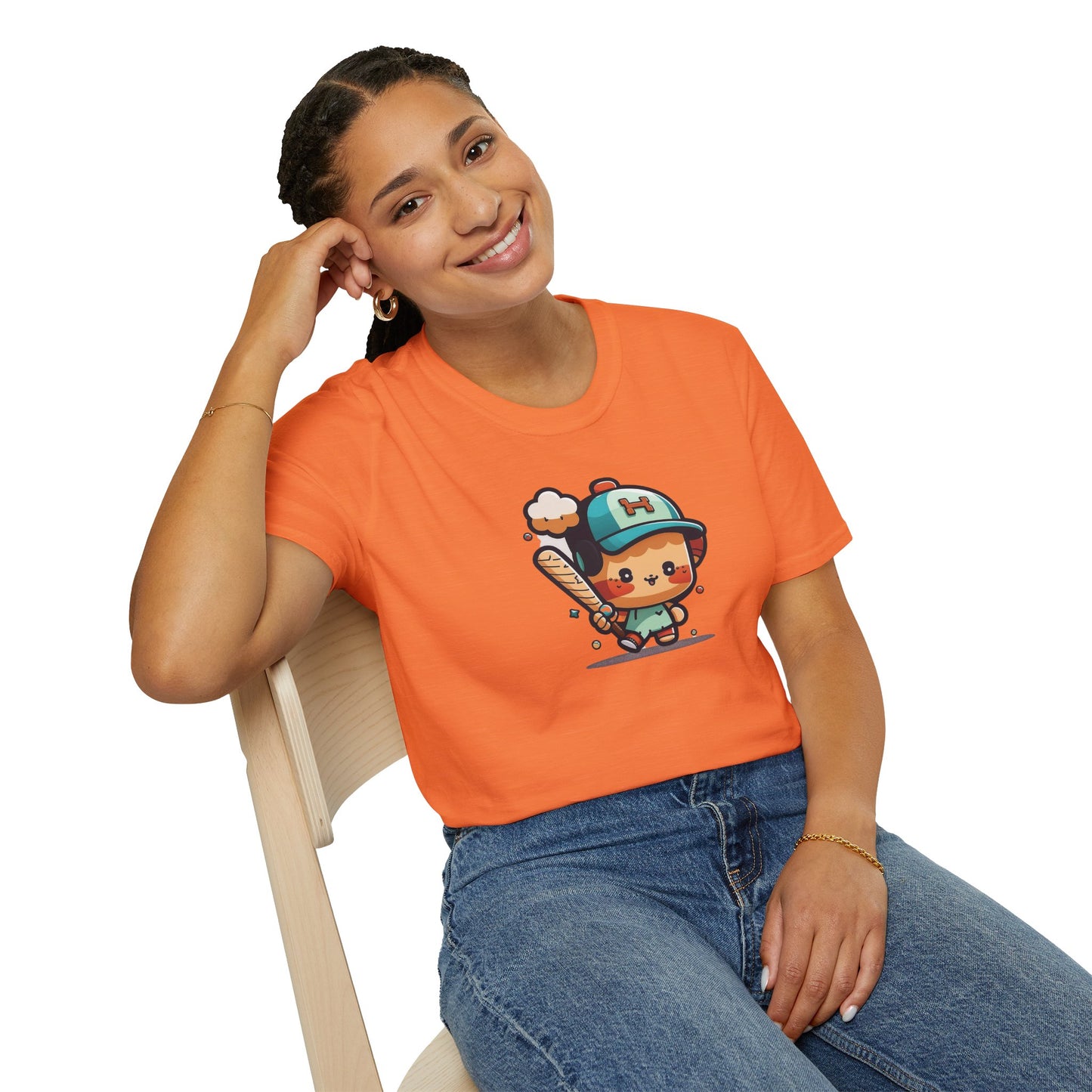 Cute Kid’s Baseball Softstyle Tee | Fun Unisex Comfort for Summer Play, Sports Fans & Everyday Joy