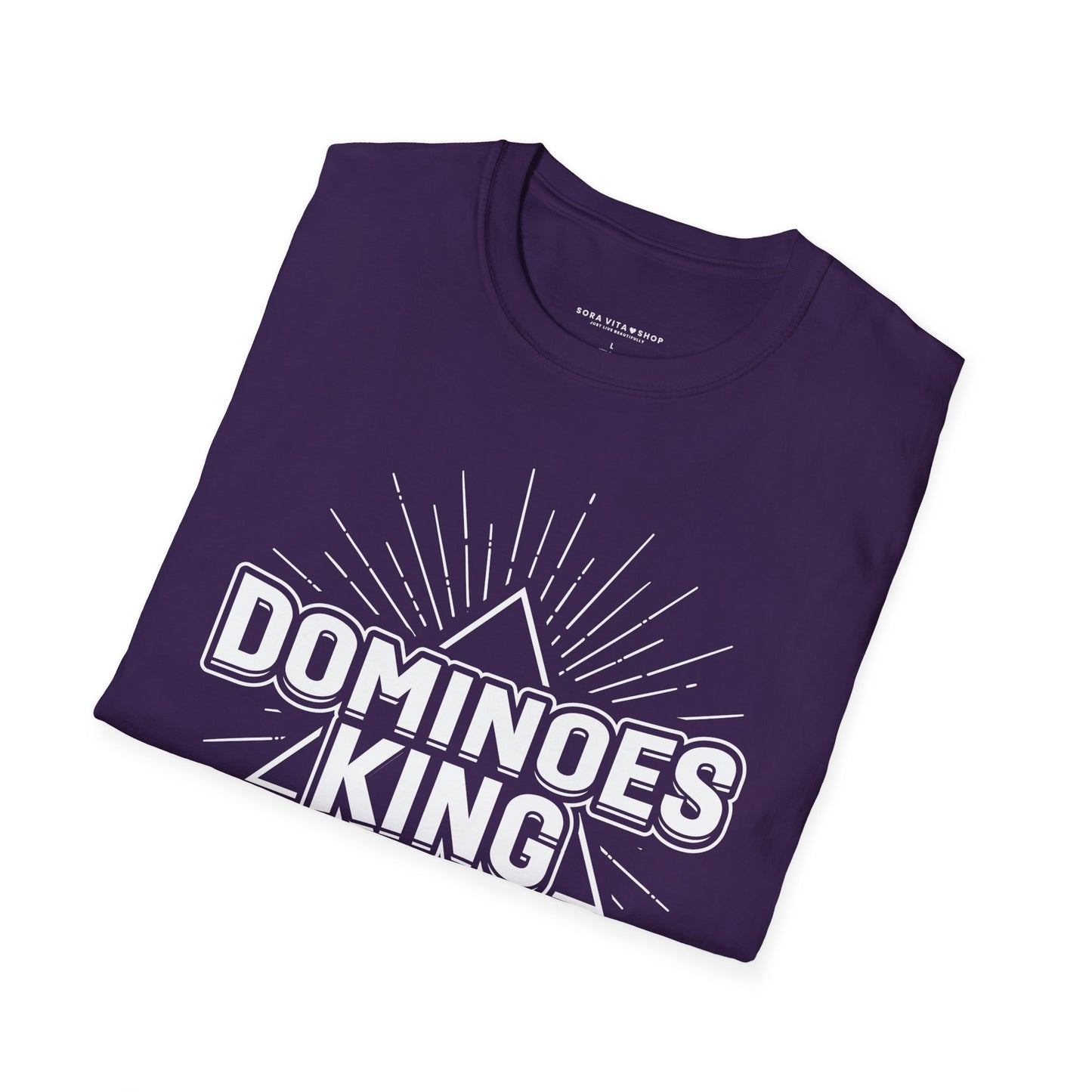 Dominoes King Softstyle Tee – Game Night Champion Style, All‑Day Comfort, Perfect Gift for Domino Lovers & Board Game Fans