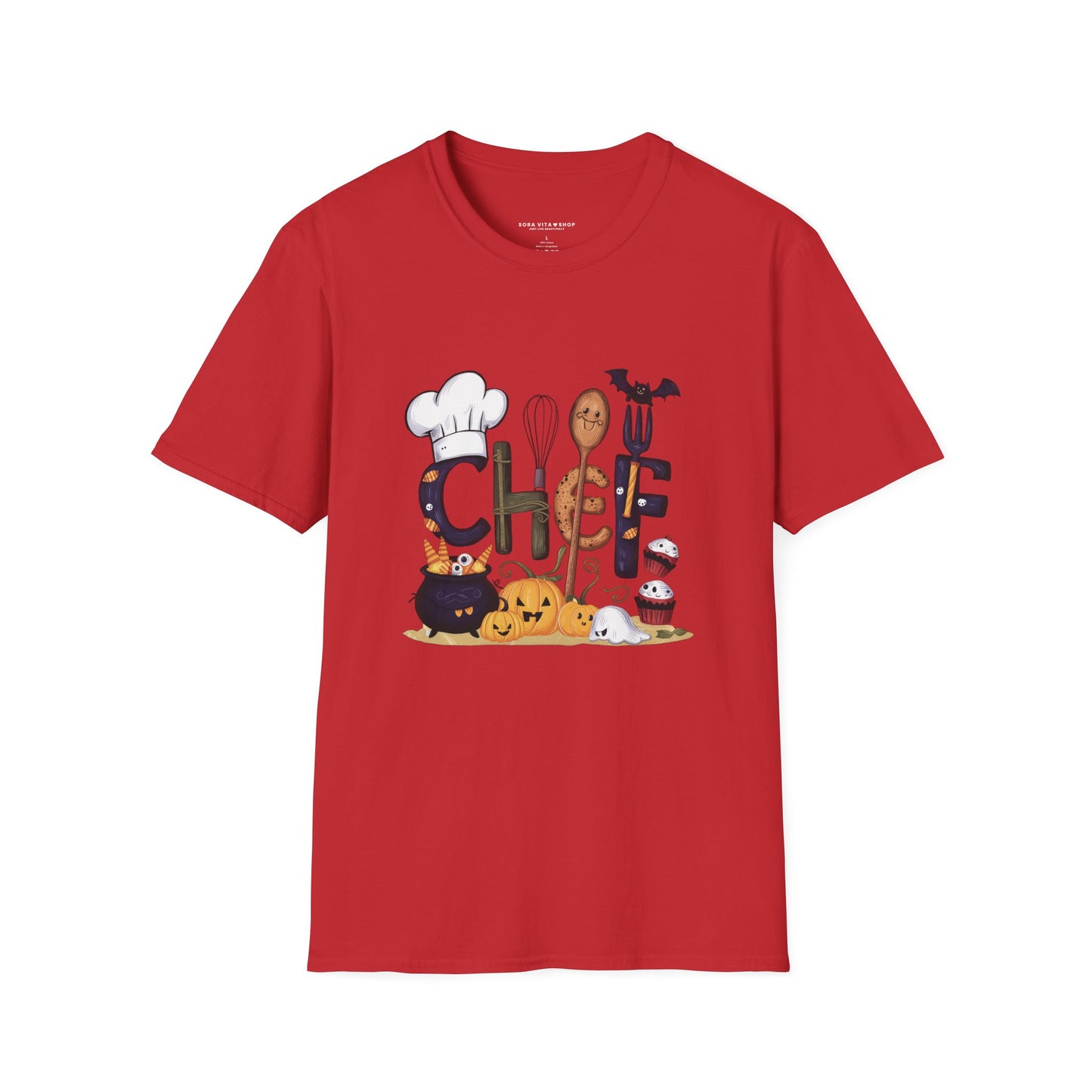 Halloween Chef Tee – Funny & Cute Cooking Shirt for Festive Food Lovers