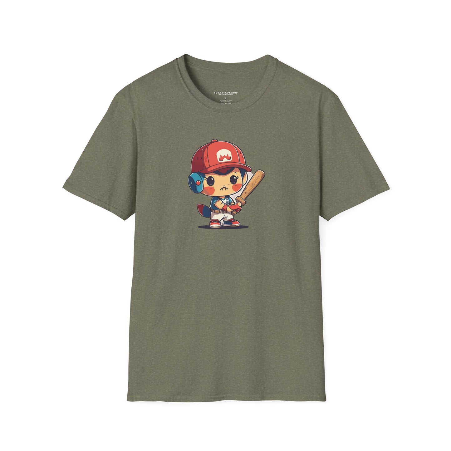 Cute Baseball Kid Softstyle Tee ⚾ | Playful Unisex Comfort for Sports Lovers, Summer Fun & Everyday Joy