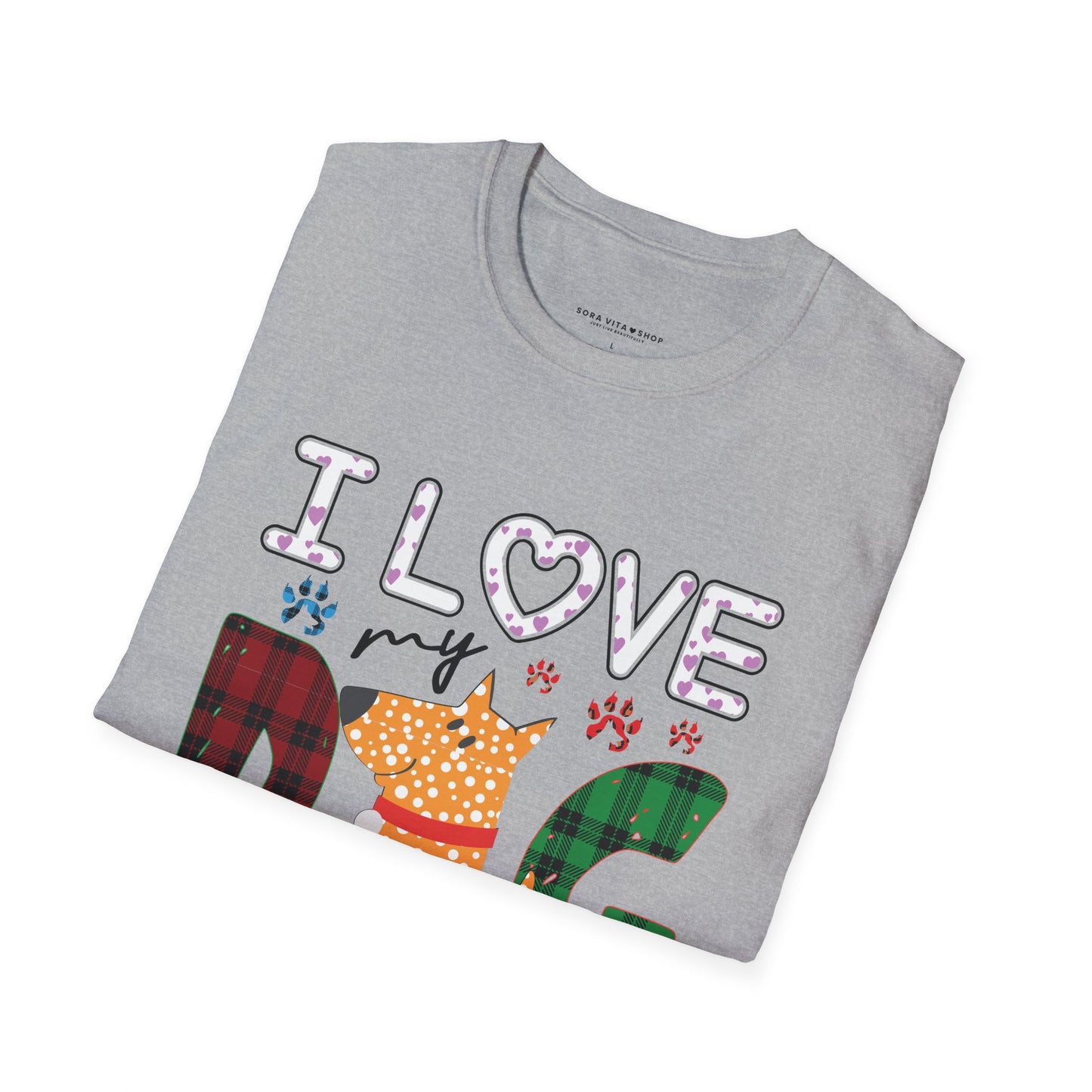 I Love My Dog Softstyle Tee | Cute Unisex Comfort for Timeless Comfort & Everyday Essential Tee