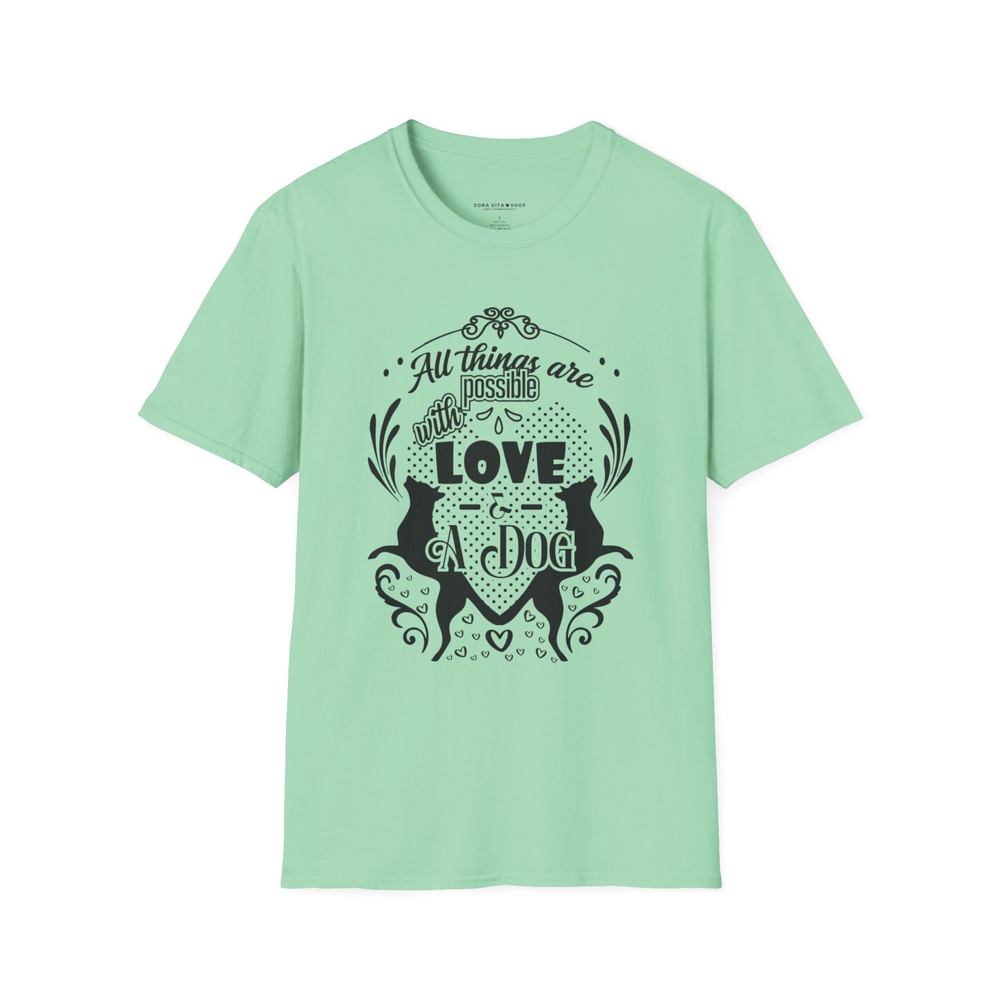 Dog Lover’s Quote Tee | Softstyle Comfort for Pet Parents, Dog Walkers & Everyday Animal Lovers