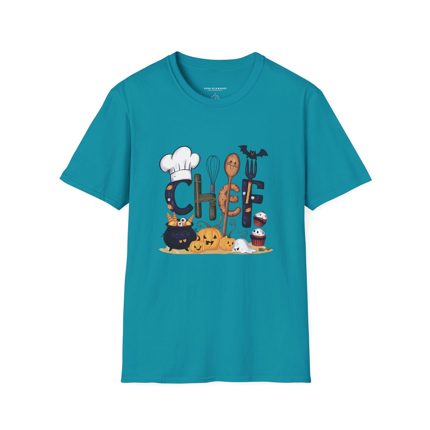 Halloween Chef Tee – Funny & Cute Cooking Shirt for Festive Food Lovers