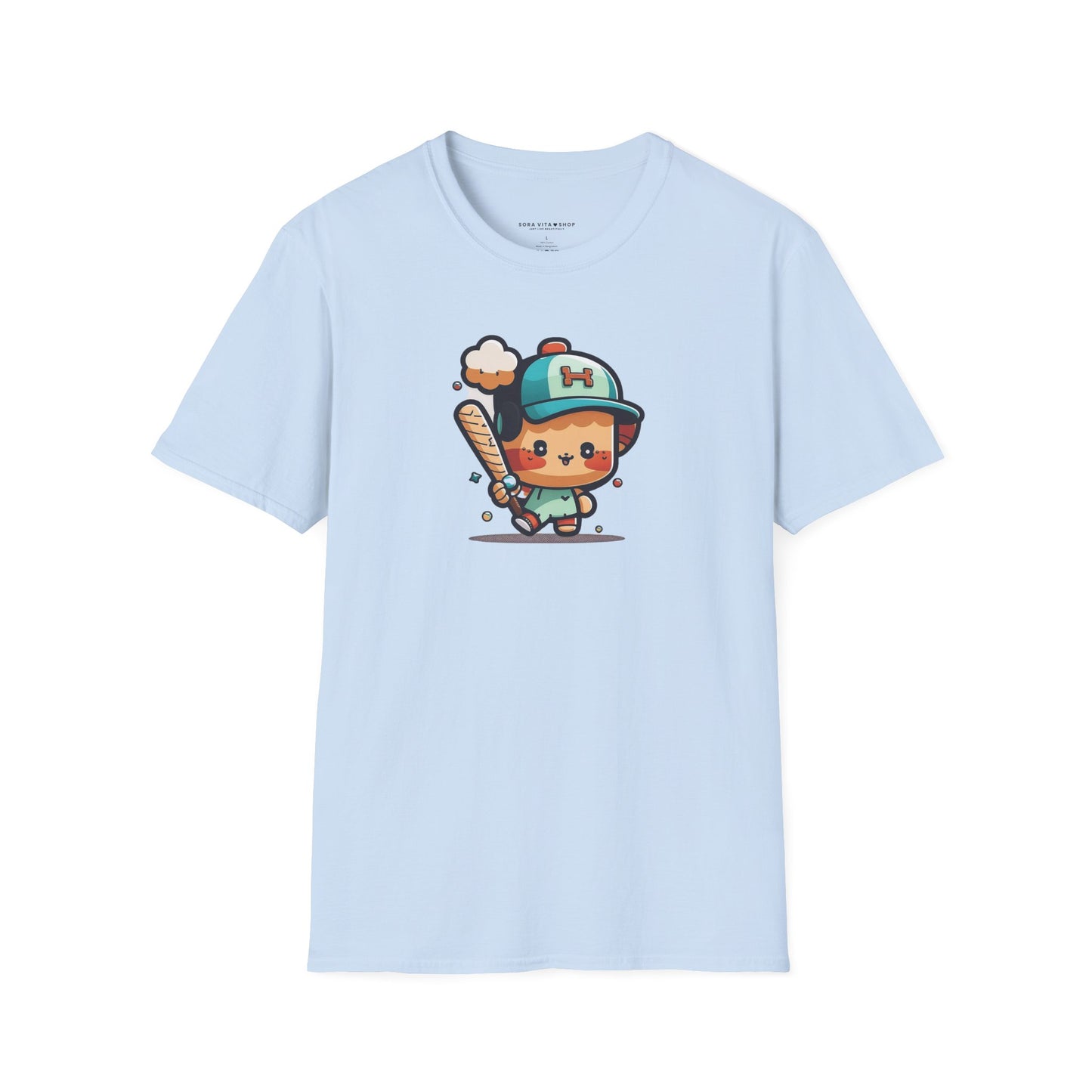 Cute Kid’s Baseball Softstyle Tee | Fun Unisex Comfort for Summer Play, Sports Fans & Everyday Joy