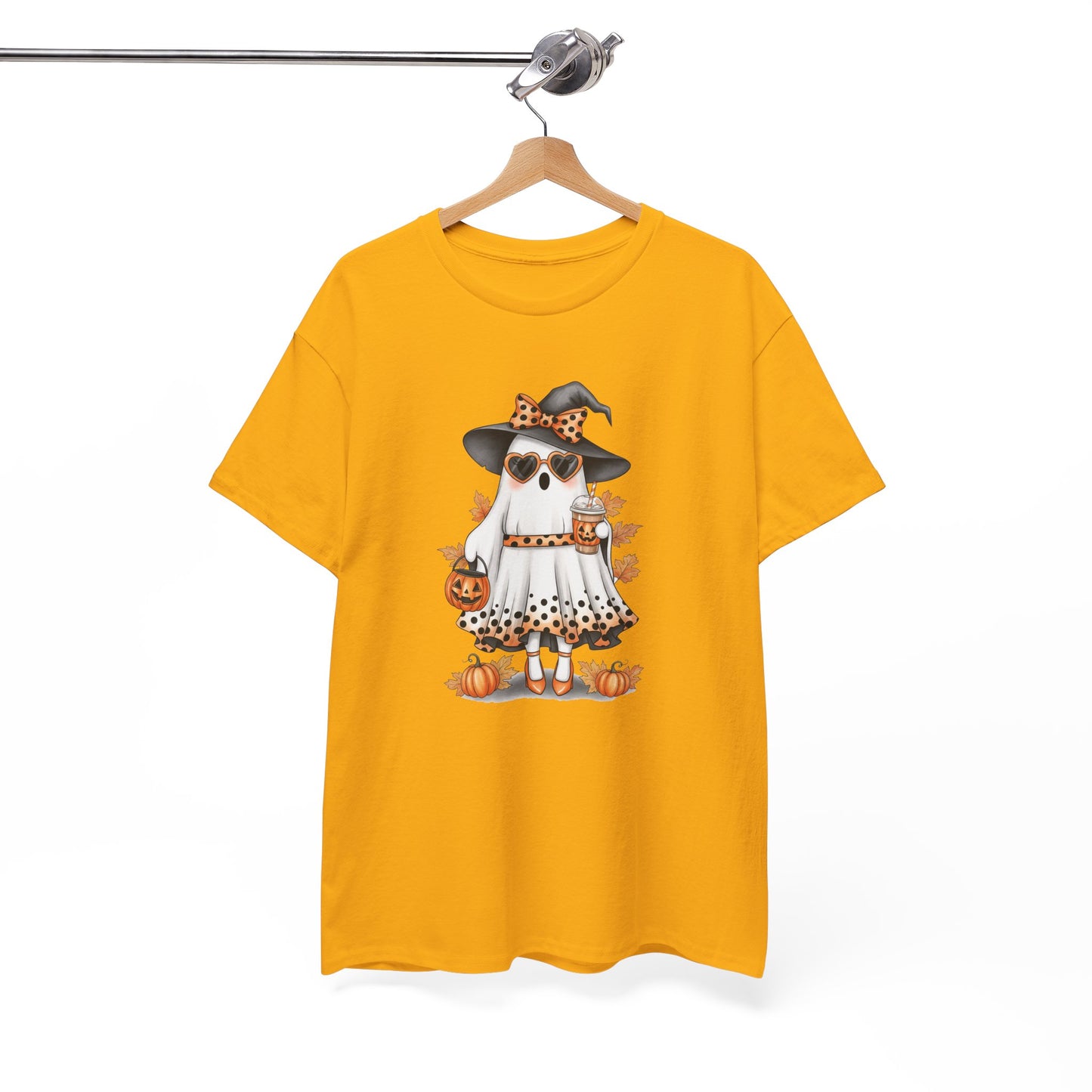 Spooky‑Cute Halloween Bunny Tee | Unisex Heavy Cotton Comfort for Fall Fun & Trick‑or‑Treat Vibes