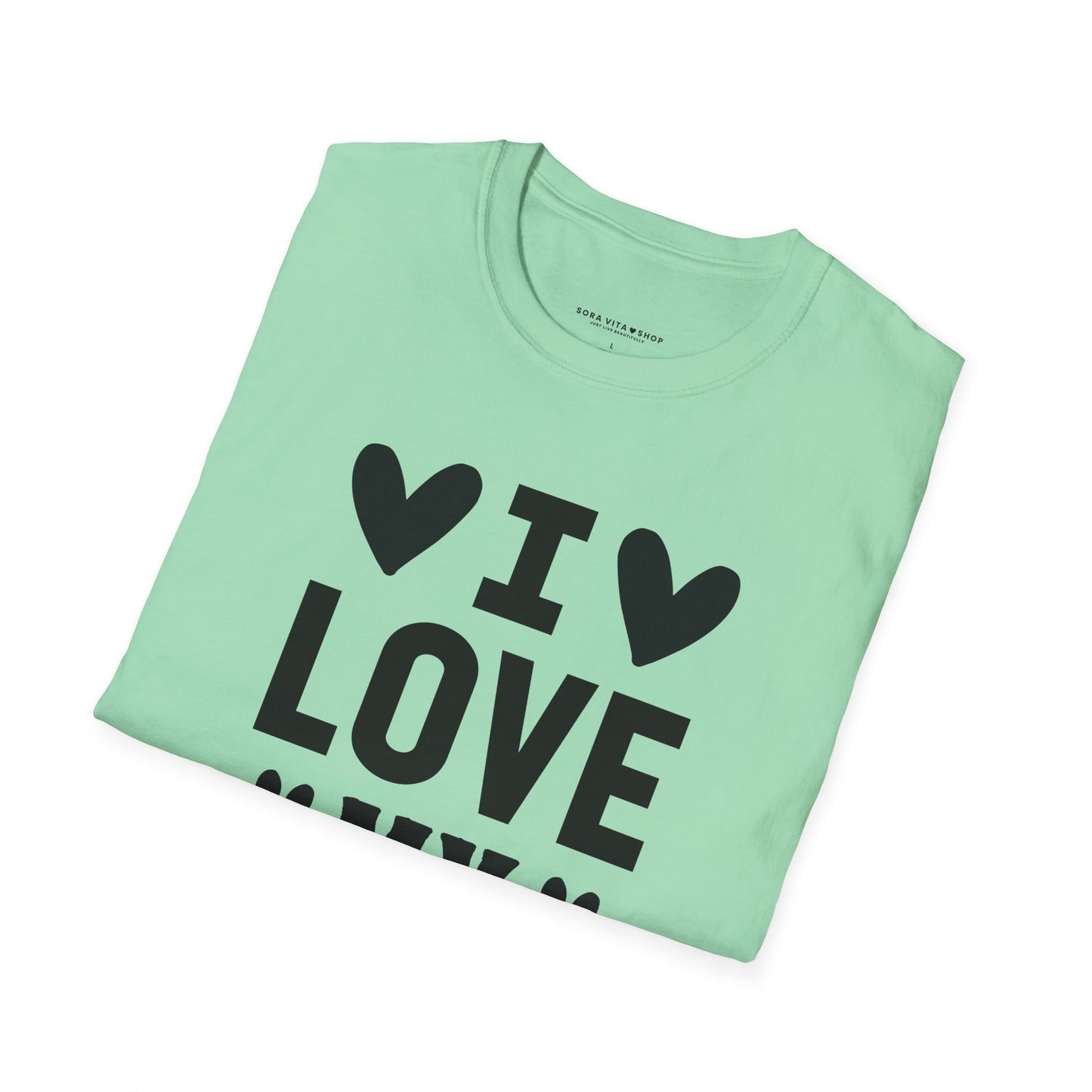 I Love My Dog Softstyle Tee | Unisex Comfort for Pet Parents, Dog Moms & Everyday Animal Lovers