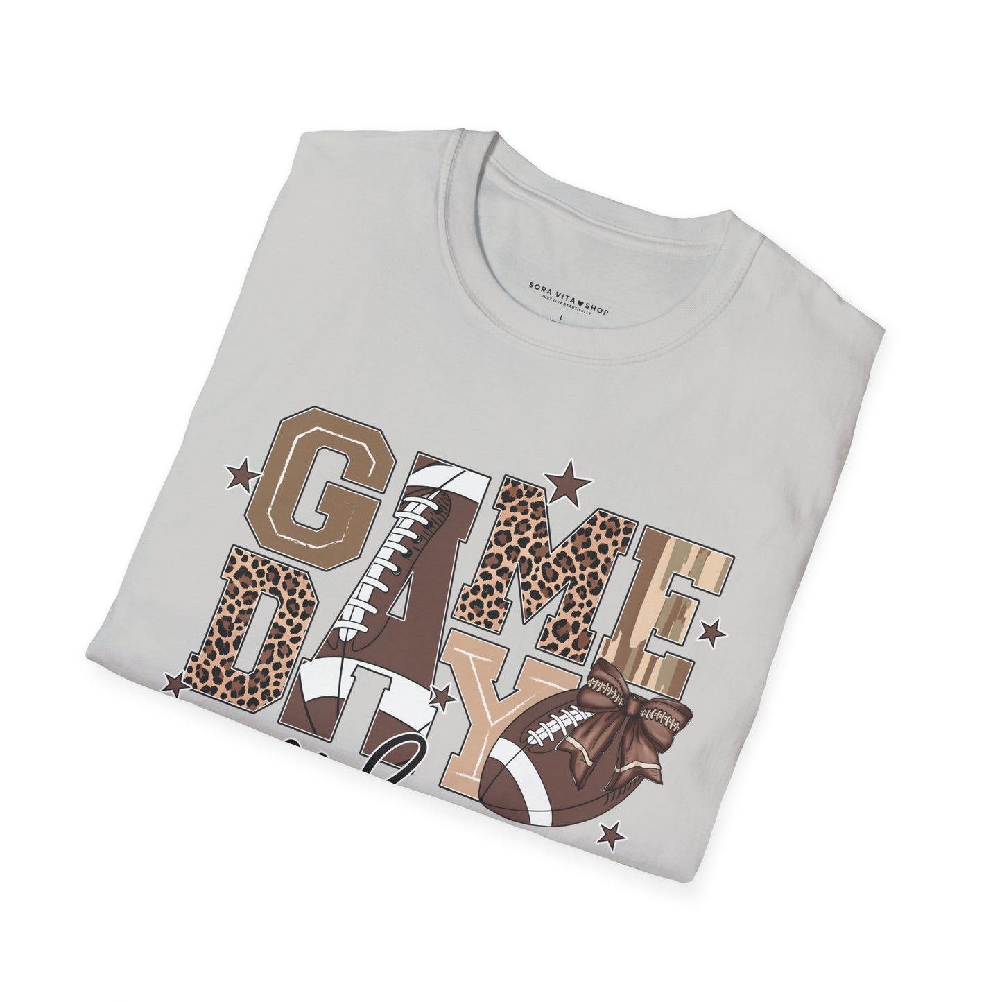 Game Day Vibes Softstyle Tee – All‑Day Comfort, Bold Team Spirit, Perfect for Tailgates, Watch Parties & Sports Fans