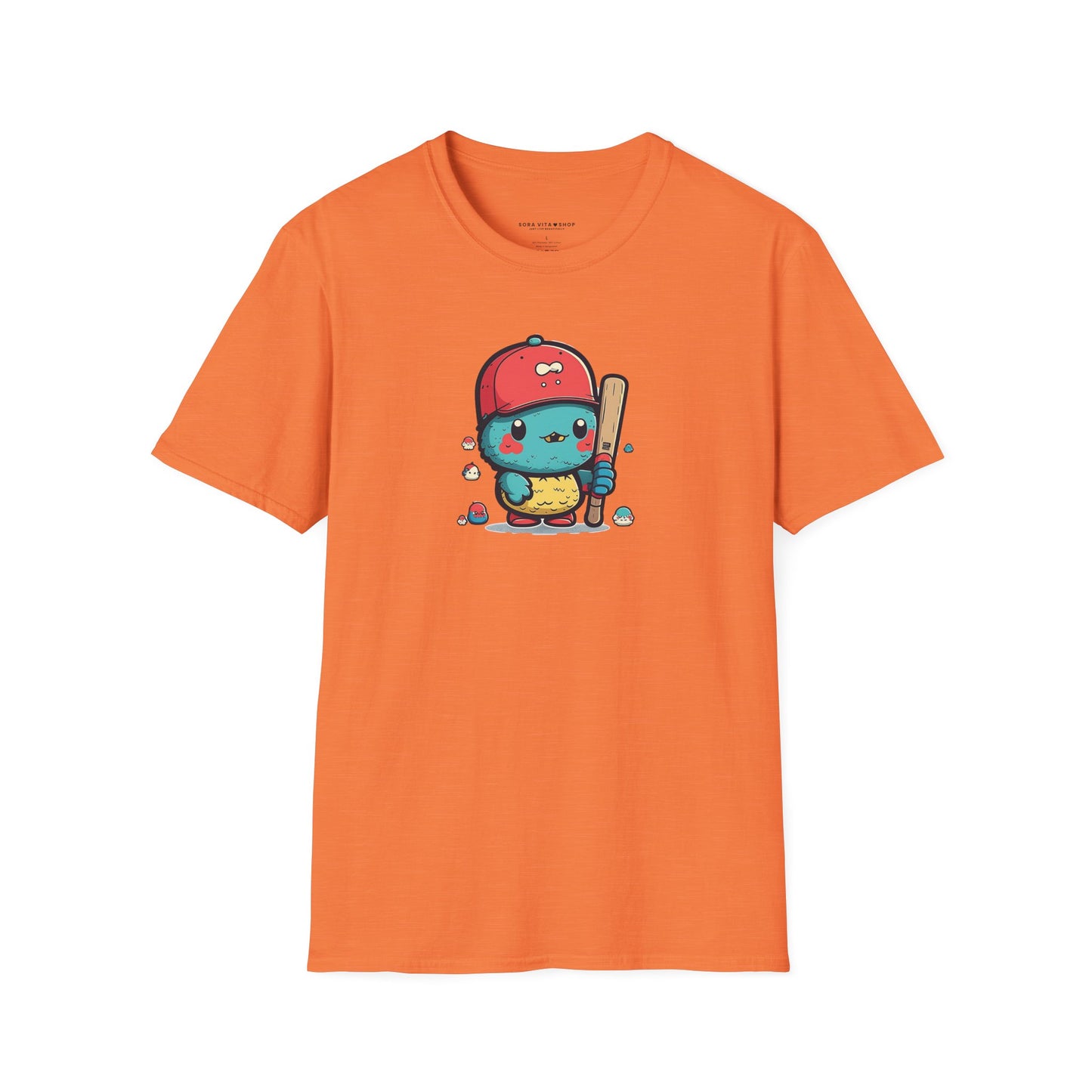 Adorable Cartoon Baseball Tee ⚾ | Fun Unisex Comfort for Kids & Adults, Perfect for Birthdays, Camps & Everyday Play