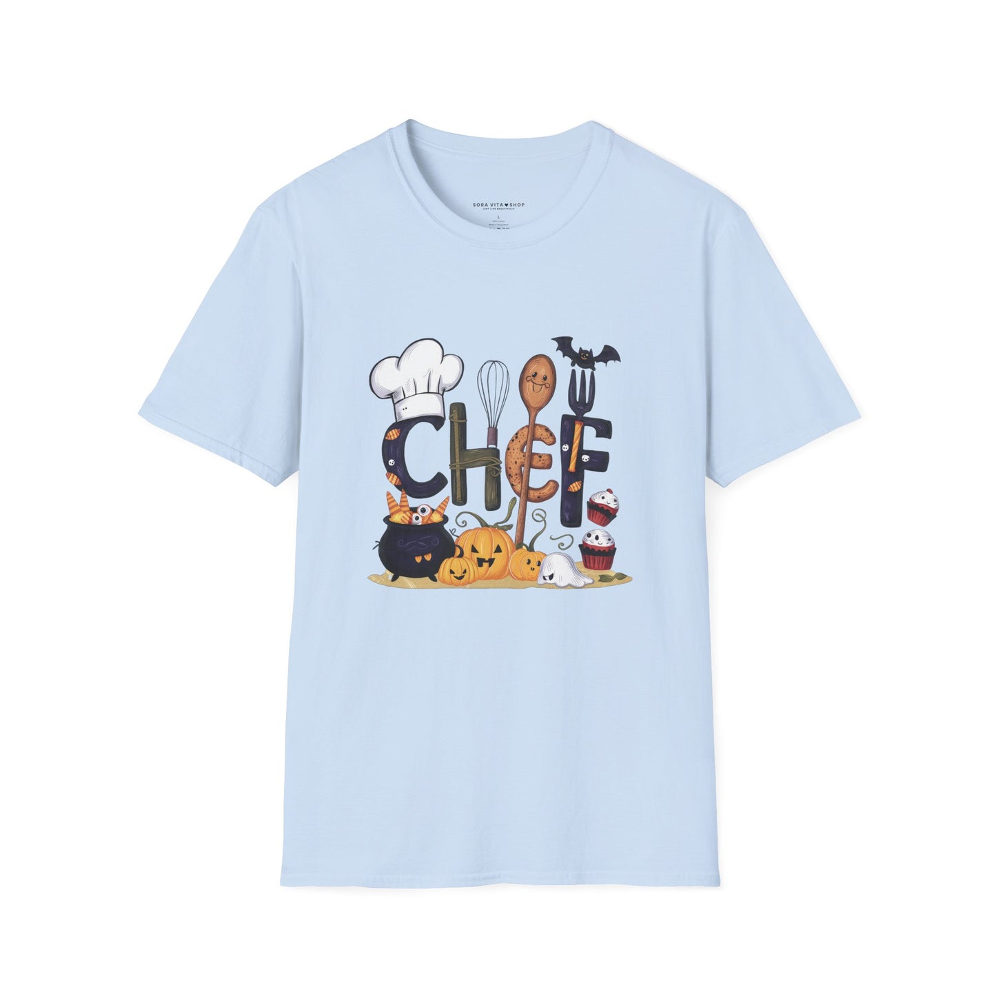 Halloween Chef Tee – Funny & Cute Cooking Shirt for Festive Food Lovers