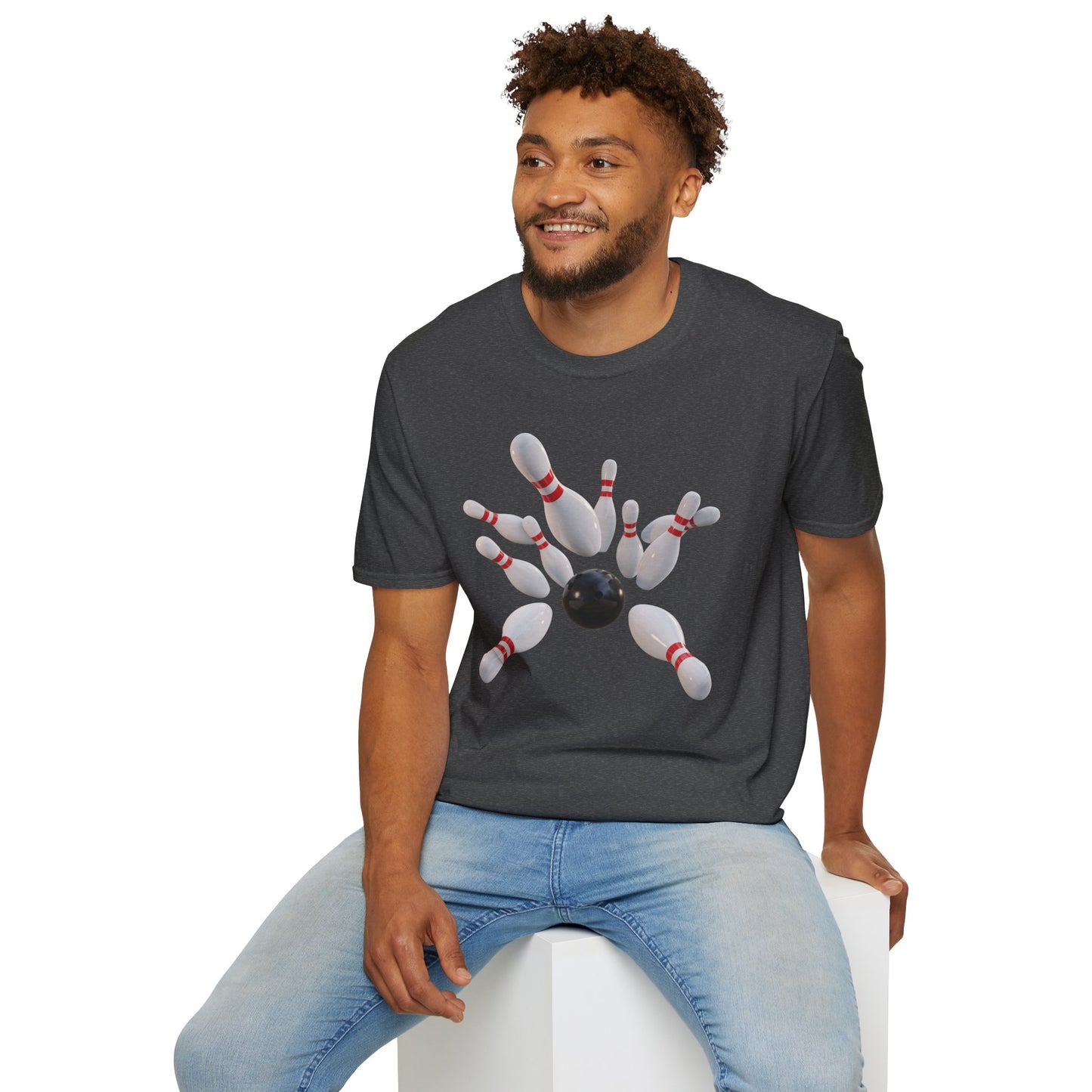 Bowling Fun Softstyle Tee – Playful Game Night Energy, All‑Day Comfort, Perfect Gift for Bowling Lovers & League Nights