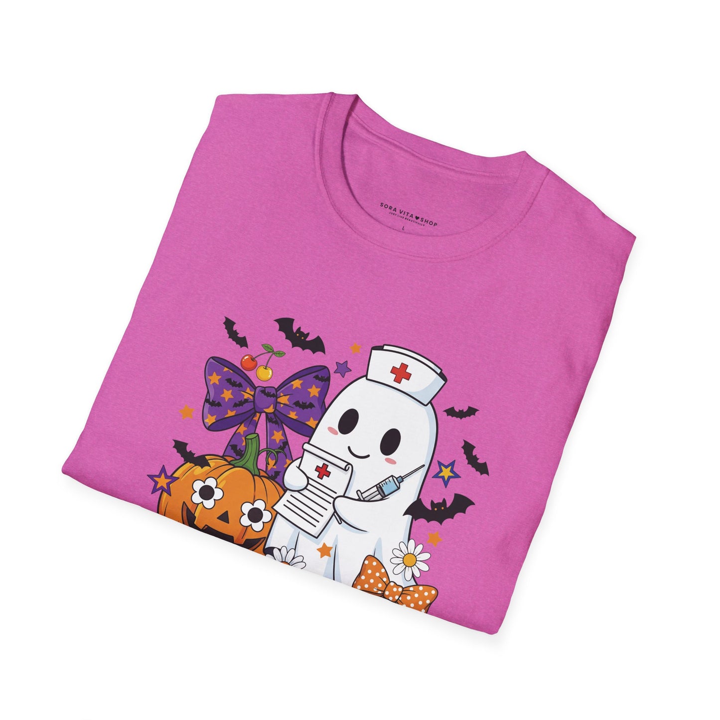 Halloween Ghost Tee – Cute & Spooky Unisex Shirt for Trick‑or‑Treat Fun and Fall Festivities