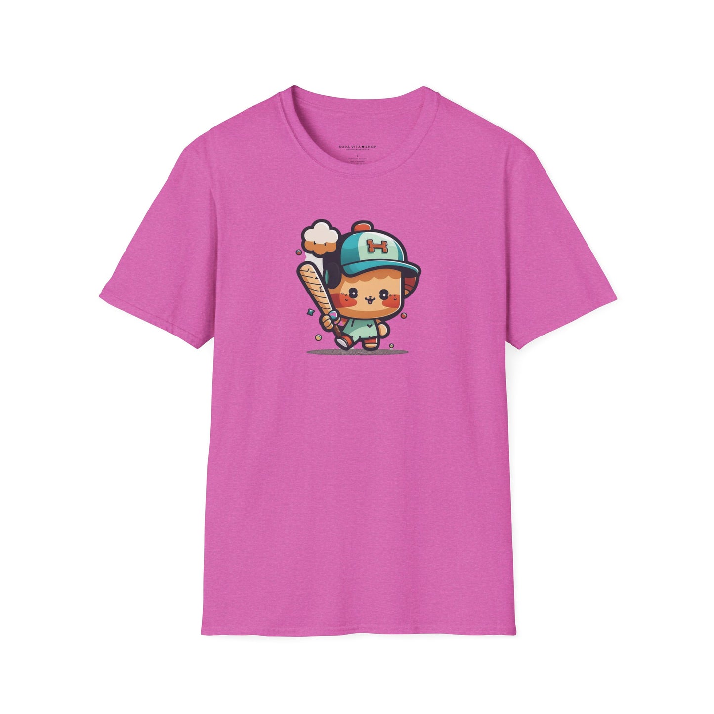 Cute Kid’s Baseball Softstyle Tee | Fun Unisex Comfort for Summer Play, Sports Fans & Everyday Joy