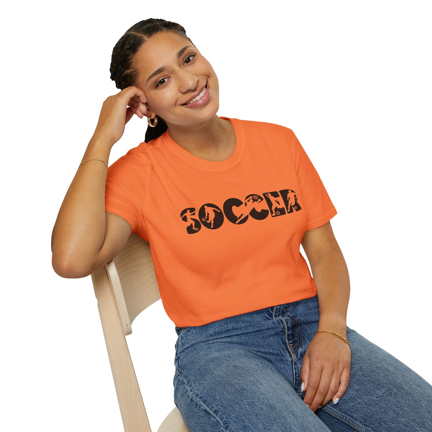 Goal‑Getter Comfort – Soccer Fan Unisex Softstyle Tee | All‑Day Wear, Game‑Day Energy, Perfect Gift for Players & Supporters