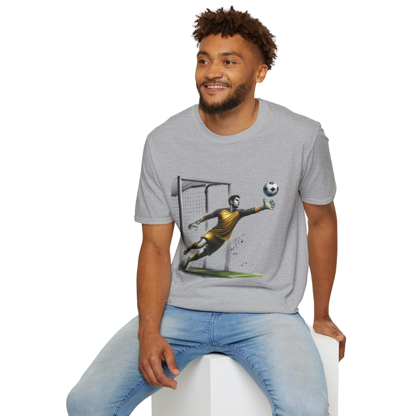 Goalkeeper Soccer Softstyle Tee – Bold Game‑Day Energy, All‑Day Comfort, Perfect Gift for Football Fans & Sports Lovers
