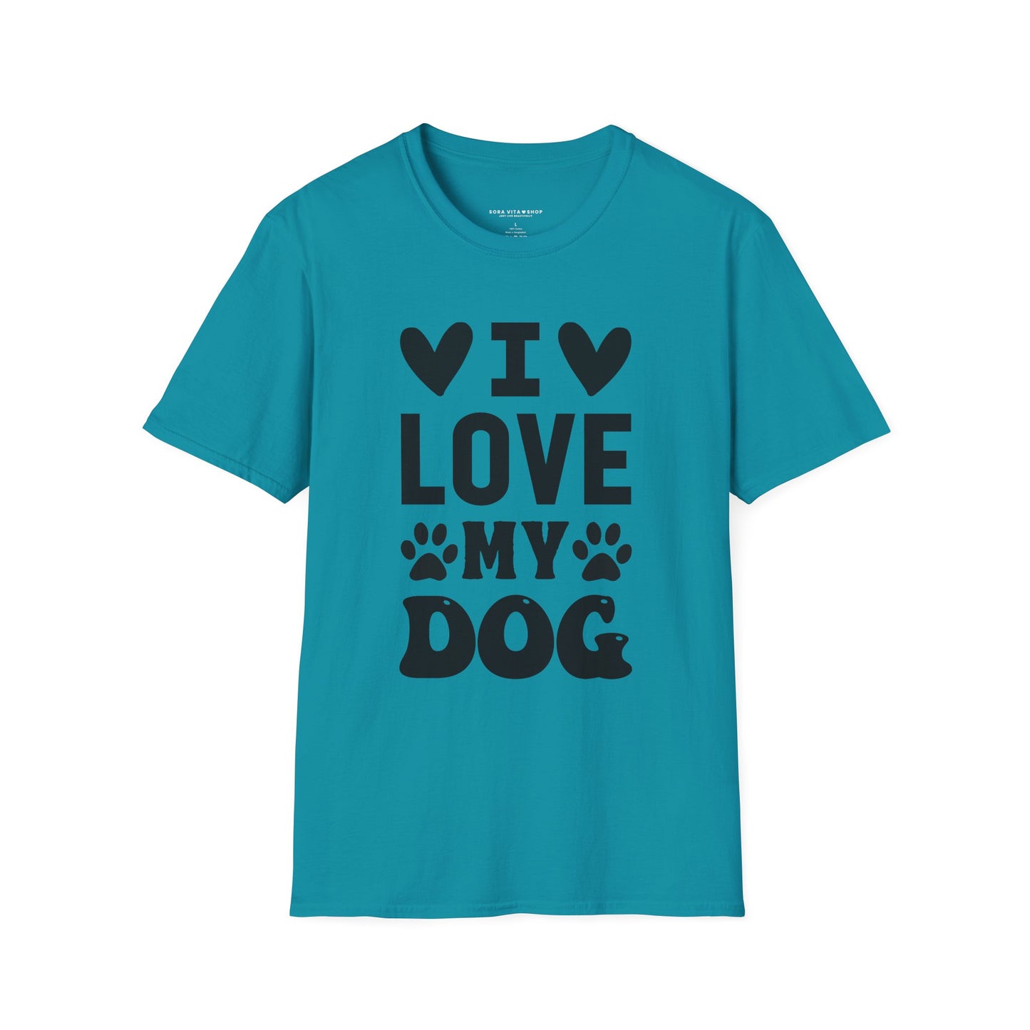 I Love My Dog Softstyle Tee | Unisex Comfort for Pet Parents, Dog Moms & Everyday Animal Lovers