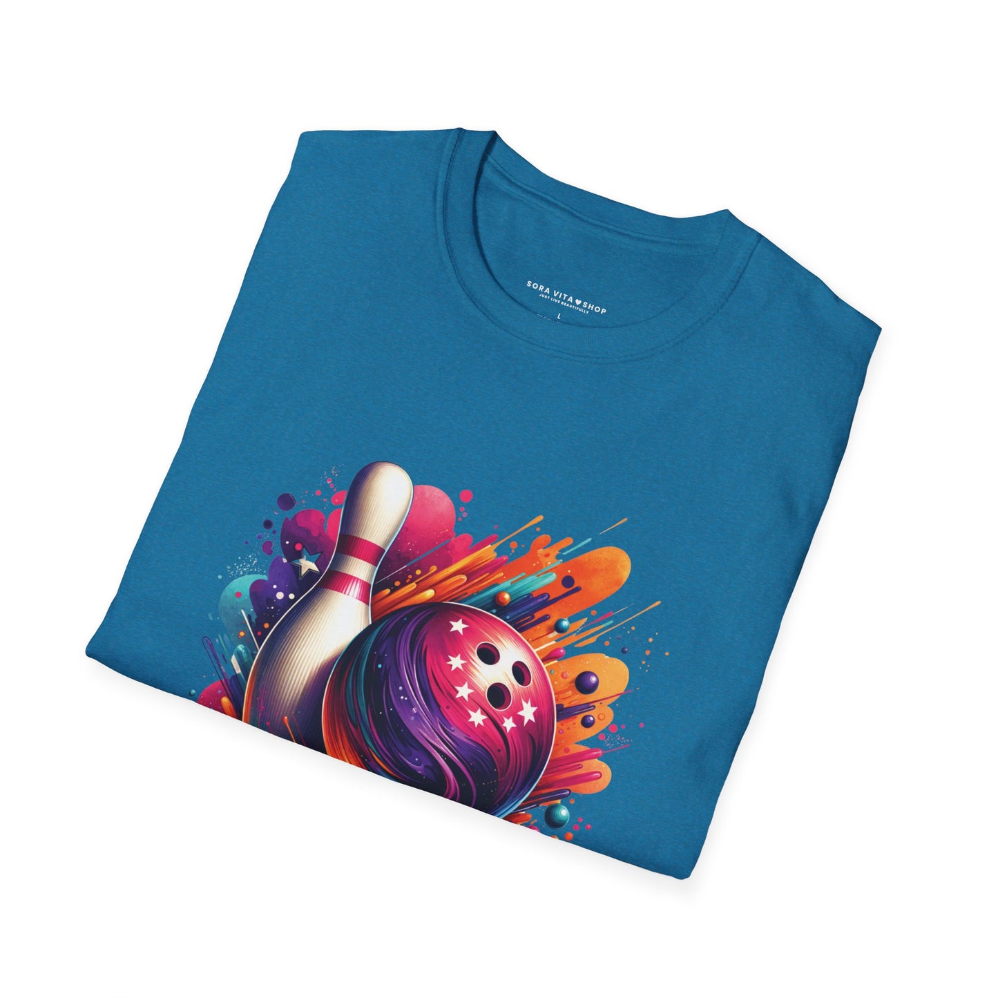 Vibrant Bowling Softstyle Tee – Colorful Game Night Energy, All‑Day Comfort, Perfect Gift for Bowlers & Sports Fans