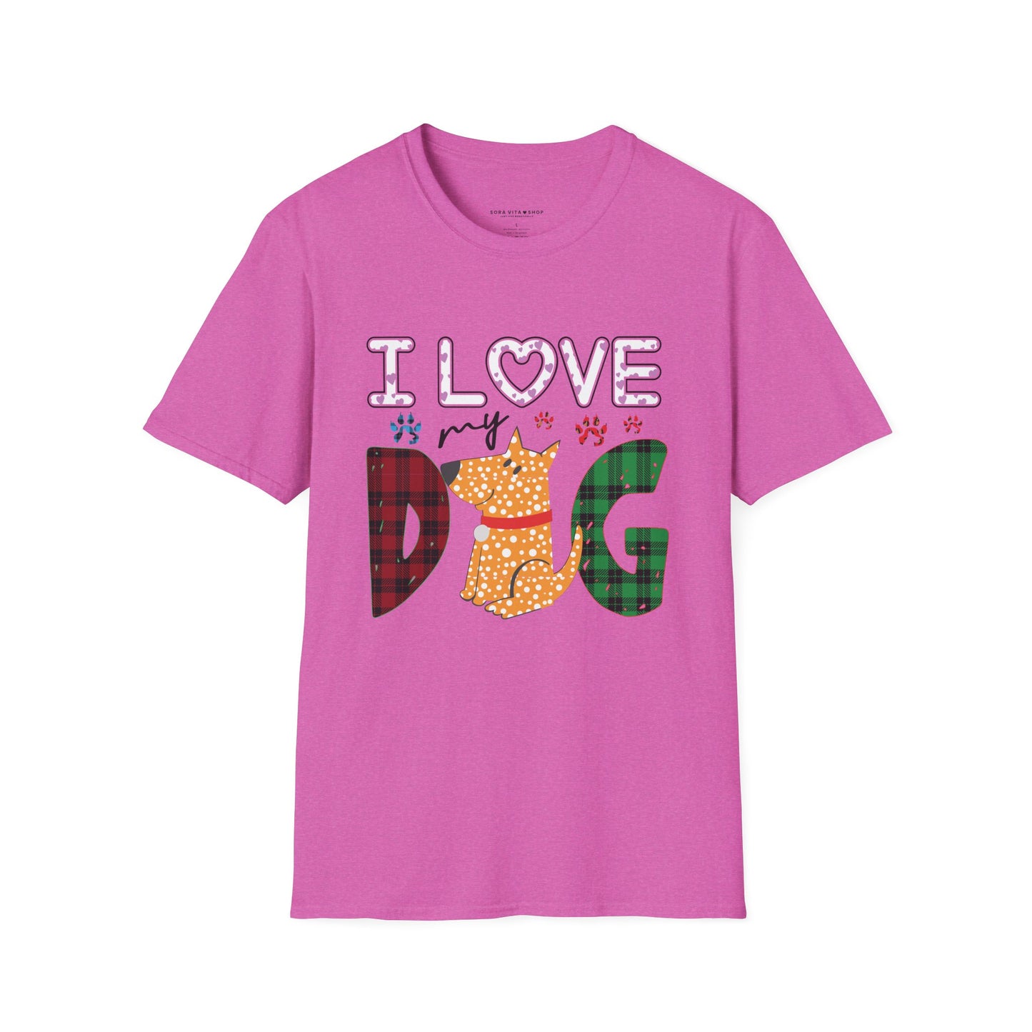I Love My Dog Softstyle Tee | Cute Unisex Comfort for Timeless Comfort & Everyday Essential Tee