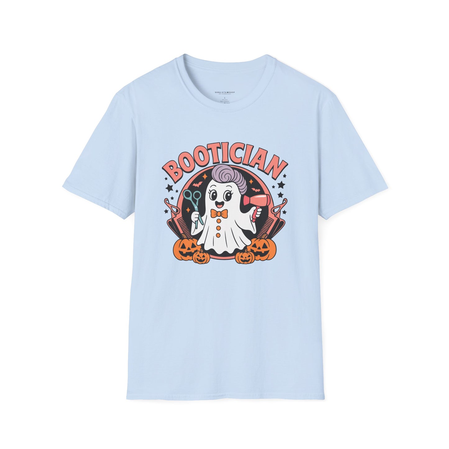Halloween Bootician Ghost Tee – Fun Spooky Season Shirt for Parties, Trick‑or‑Treat & Festive Fall Style
