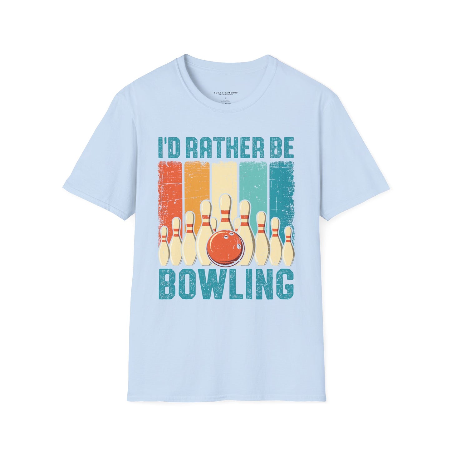 I’d Rather Be Bowling Softstyle Tee – All‑Day Comfort, Fun Game Night Vibes, Perfect Gift for Bowlers & League Legends