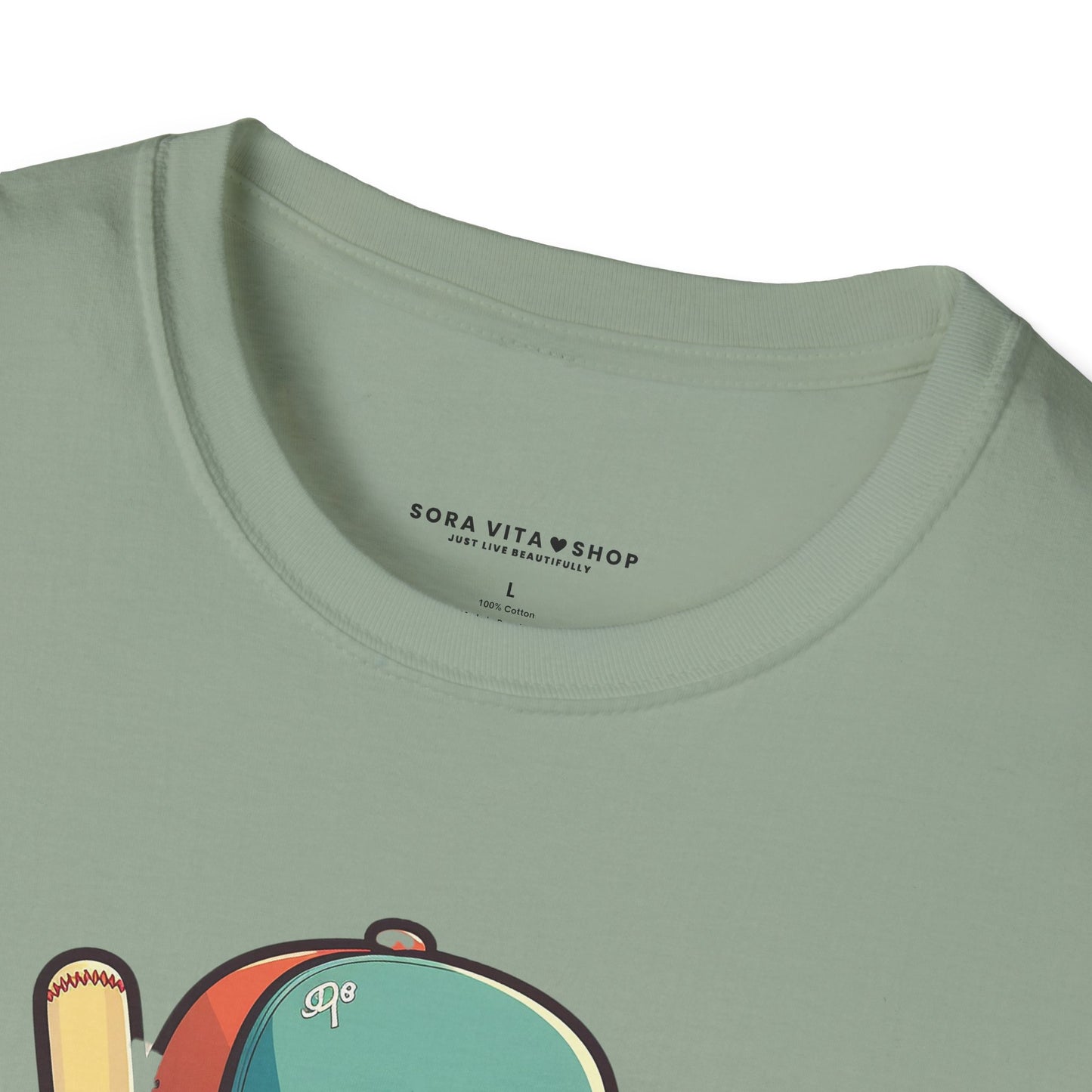 Playful Baseball Chick Softstyle Tee 🐥⚾ | Cute Unisex Comfort for Sports Lovers, Spring Fun & Everyday Style