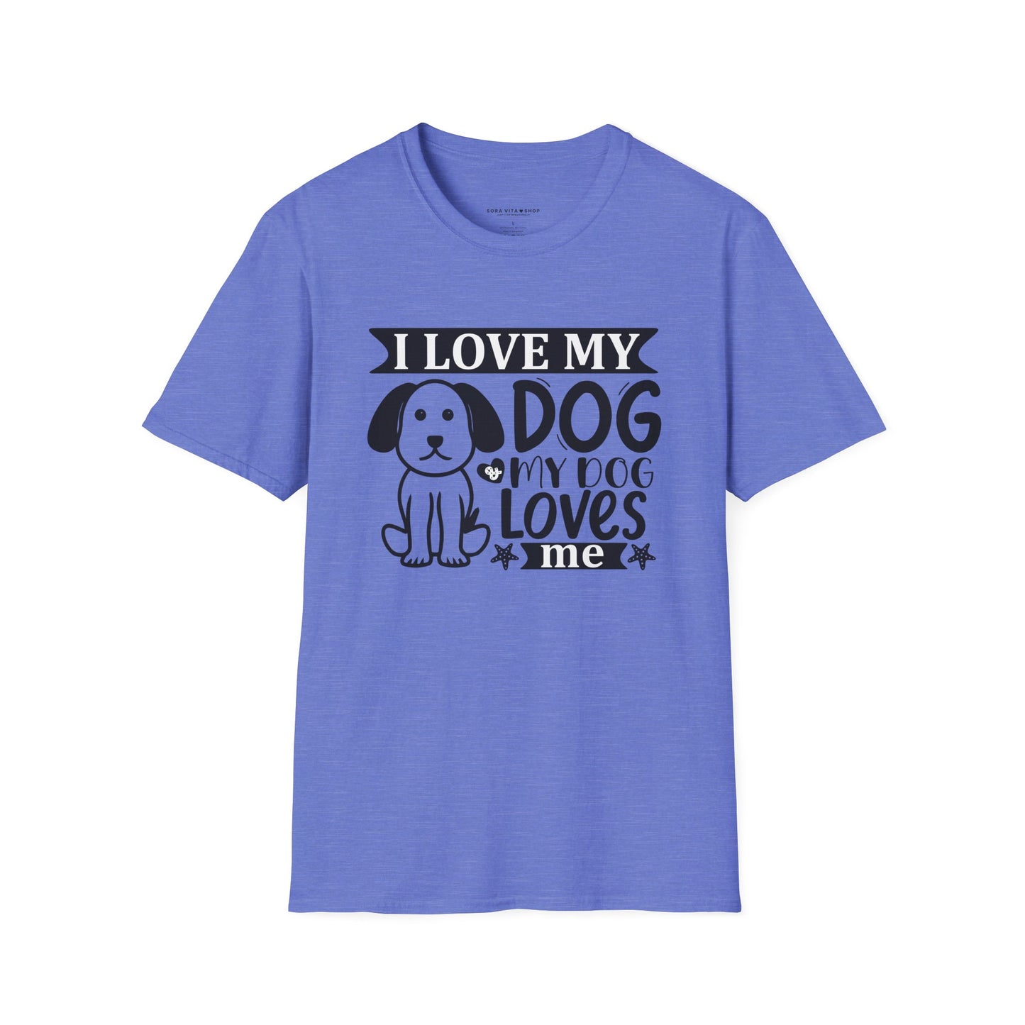 I Love My Dog Softstyle T‑Shirt | Cute Unisex Graphic Tee for Dog Moms, Pet Owners & Everyday Comfort