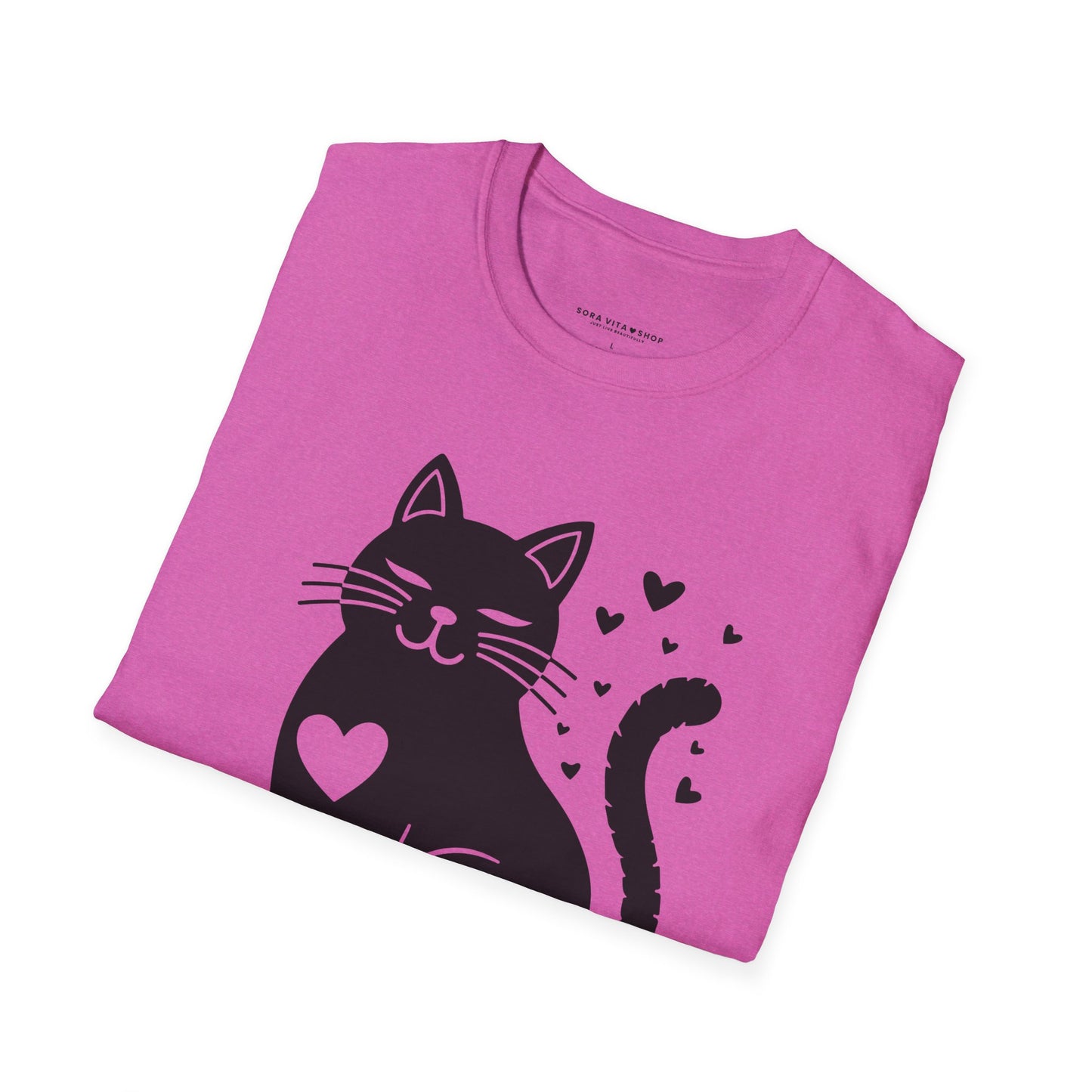 Pawsitive Cat Tee | Unisex Softstyle Comfort for Cat Lovers, Pet Advocates & Everyday Positivity