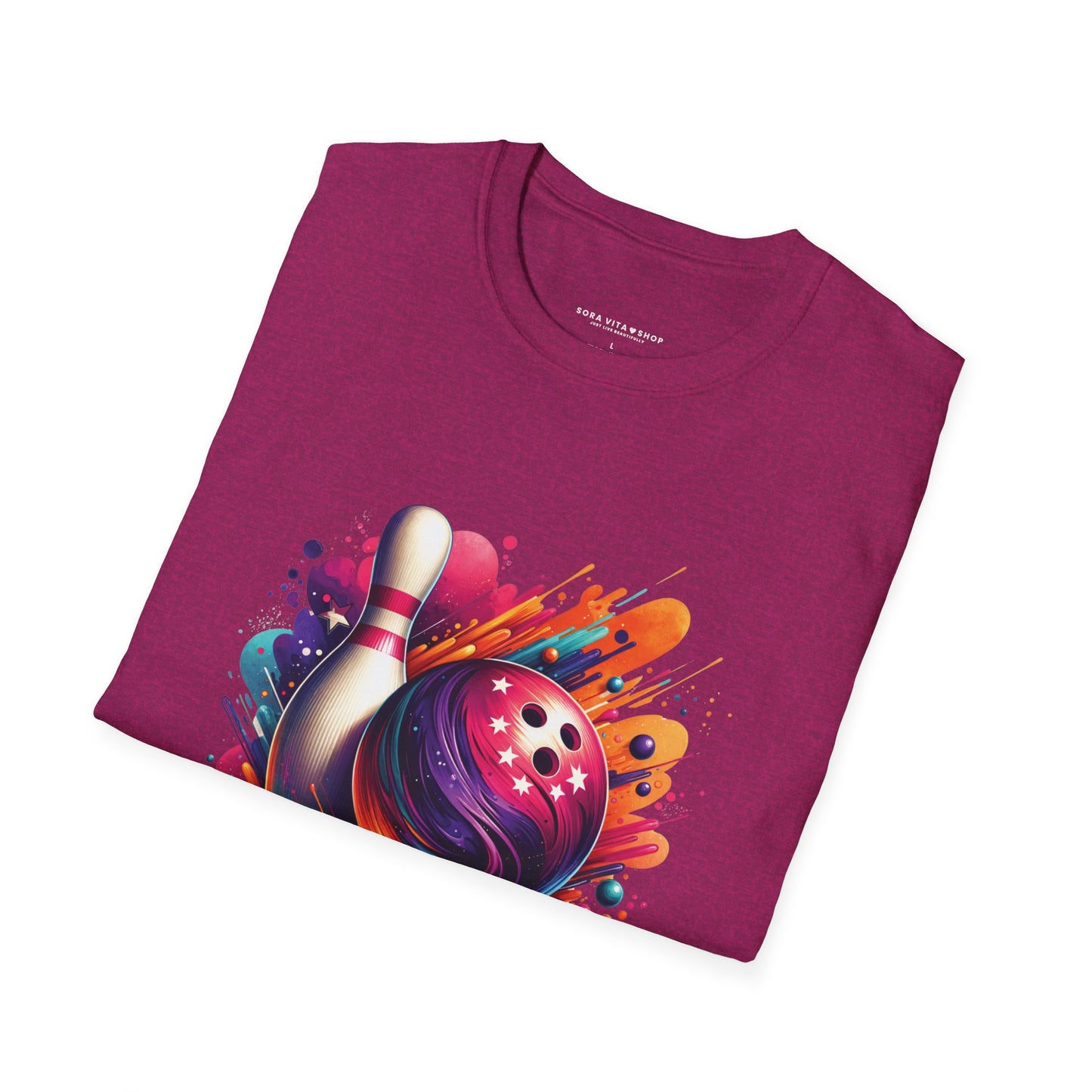 Vibrant Bowling Softstyle Tee – Colorful Game Night Energy, All‑Day Comfort, Perfect Gift for Bowlers & Sports Fans
