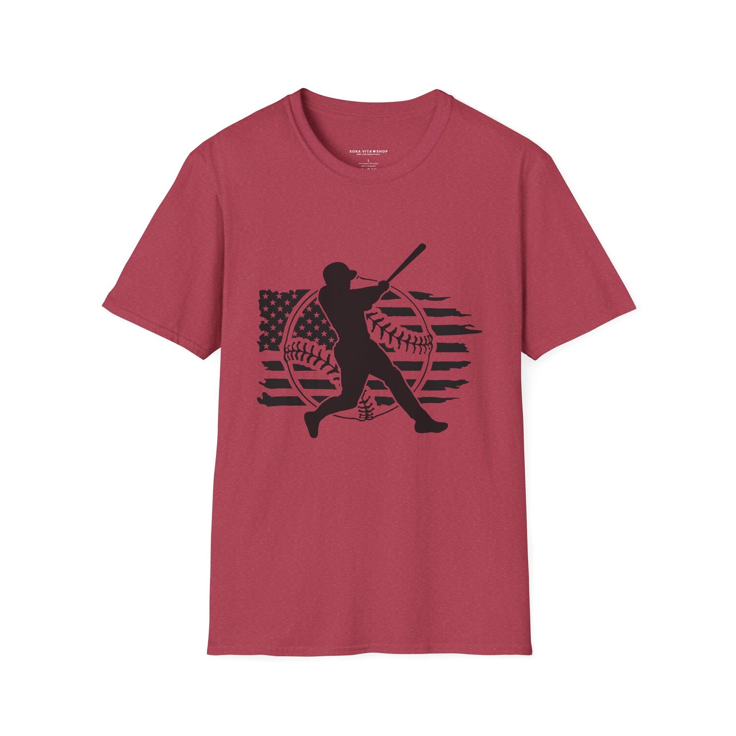Home Run Comfort – Baseball Fan Unisex Softstyle Tee | All‑Day Wear, Game‑Day Energy, Perfect Gift for Lovers Players