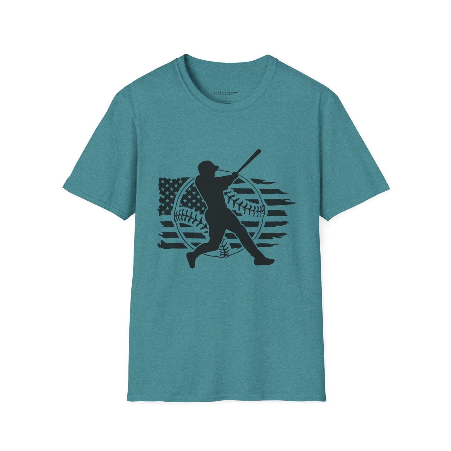 Home Run Comfort – Baseball Fan Unisex Softstyle Tee | All‑Day Wear, Game‑Day Energy, Perfect Gift for Lovers Players