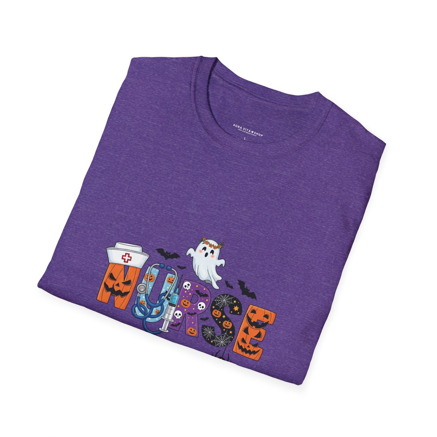Halloween Ghost Graphic Tee – Spooky Season Unisex Shirt for Parties, Trick‑or‑Treating & Fall Fun