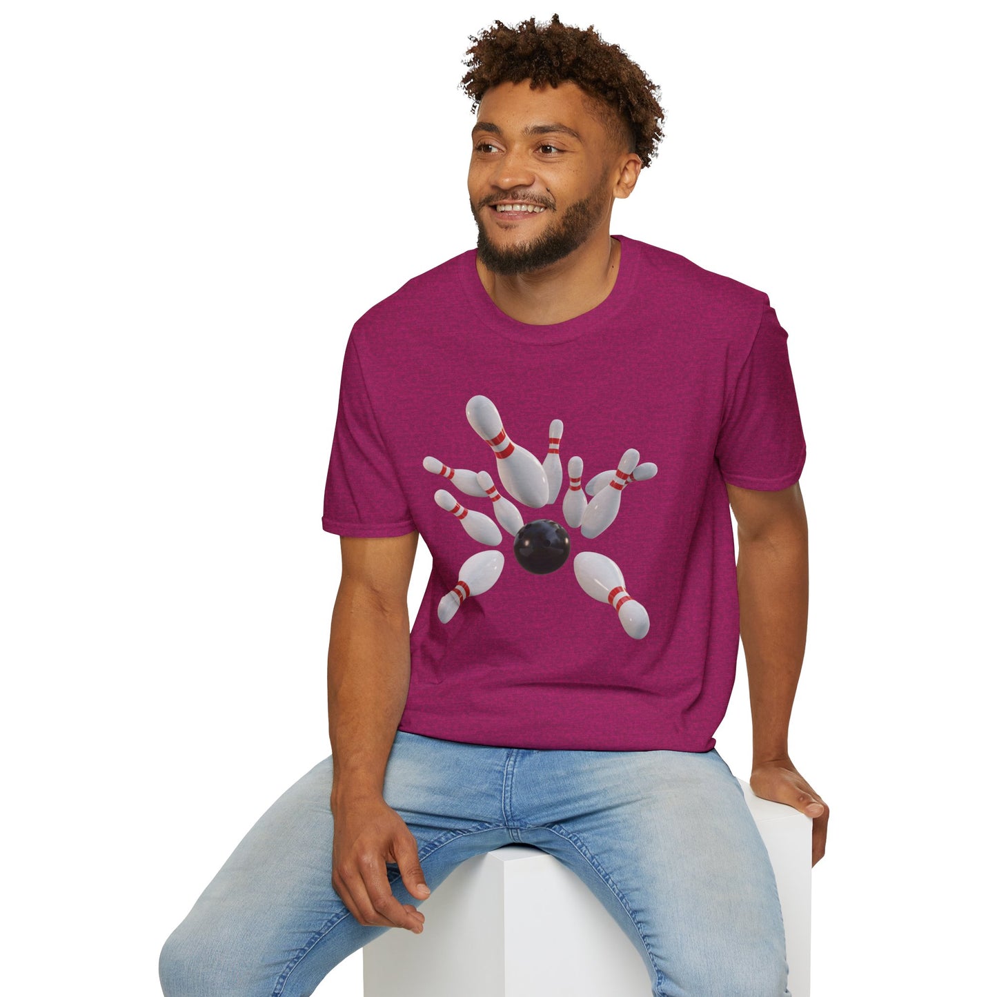 Bowling Fun Softstyle Tee – Playful Game Night Energy, All‑Day Comfort, Perfect Gift for Bowling Lovers & League Nights