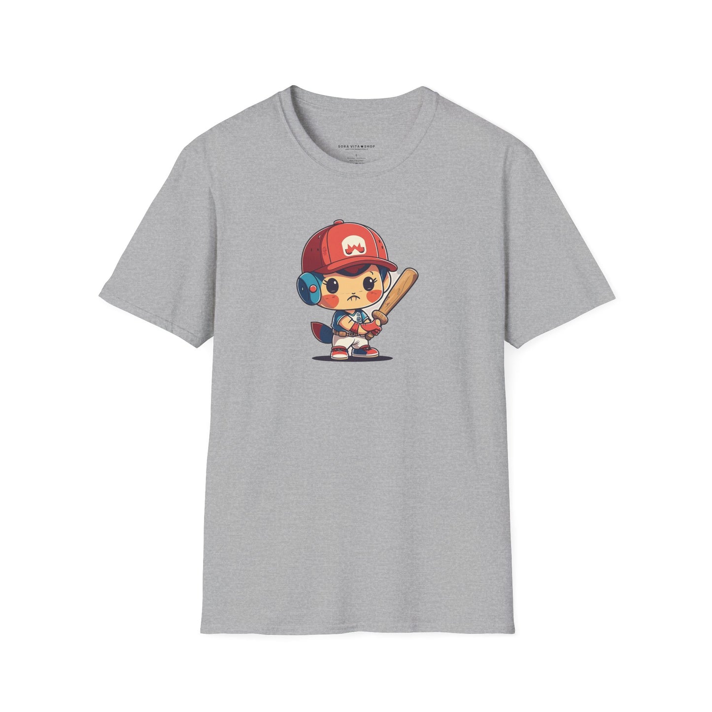 Cute Baseball Kid Softstyle Tee ⚾ | Playful Unisex Comfort for Sports Lovers, Summer Fun & Everyday Joy