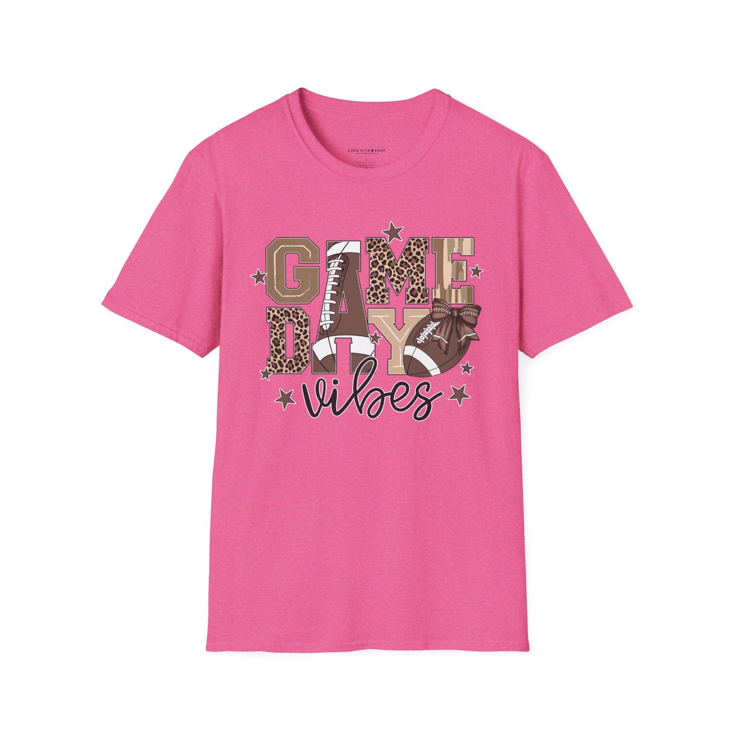 Game Day Vibes Softstyle Tee – All‑Day Comfort, Bold Team Spirit, Perfect for Tailgates, Watch Parties & Sports Fans