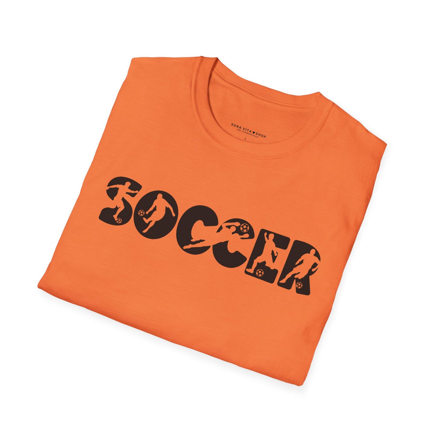 Goal‑Getter Comfort – Soccer Fan Unisex Softstyle Tee | All‑Day Wear, Game‑Day Energy, Perfect Gift for Players & Supporters