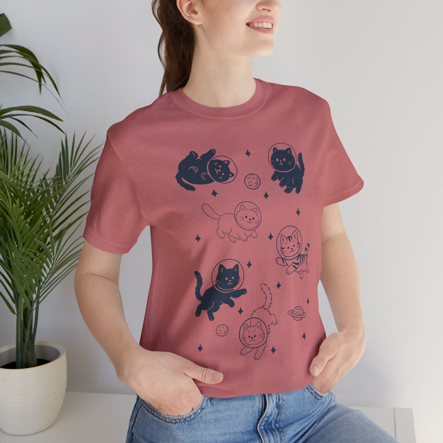 Cute Cat Adventure Tee – Funny Pet Lover Shirt for Everyday Comfort & Playful Style